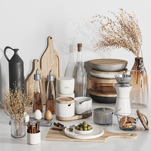 kitchen accessories025 3D model