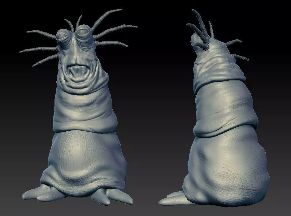 Klaud sculpture for one12 scale STL 3D print model_0