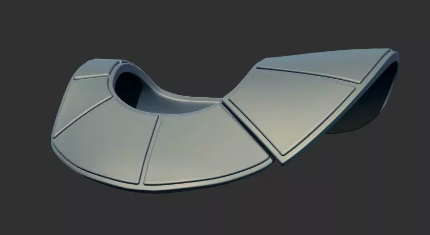 Animated Clone Commando Pauldron STL set 3D print model_0