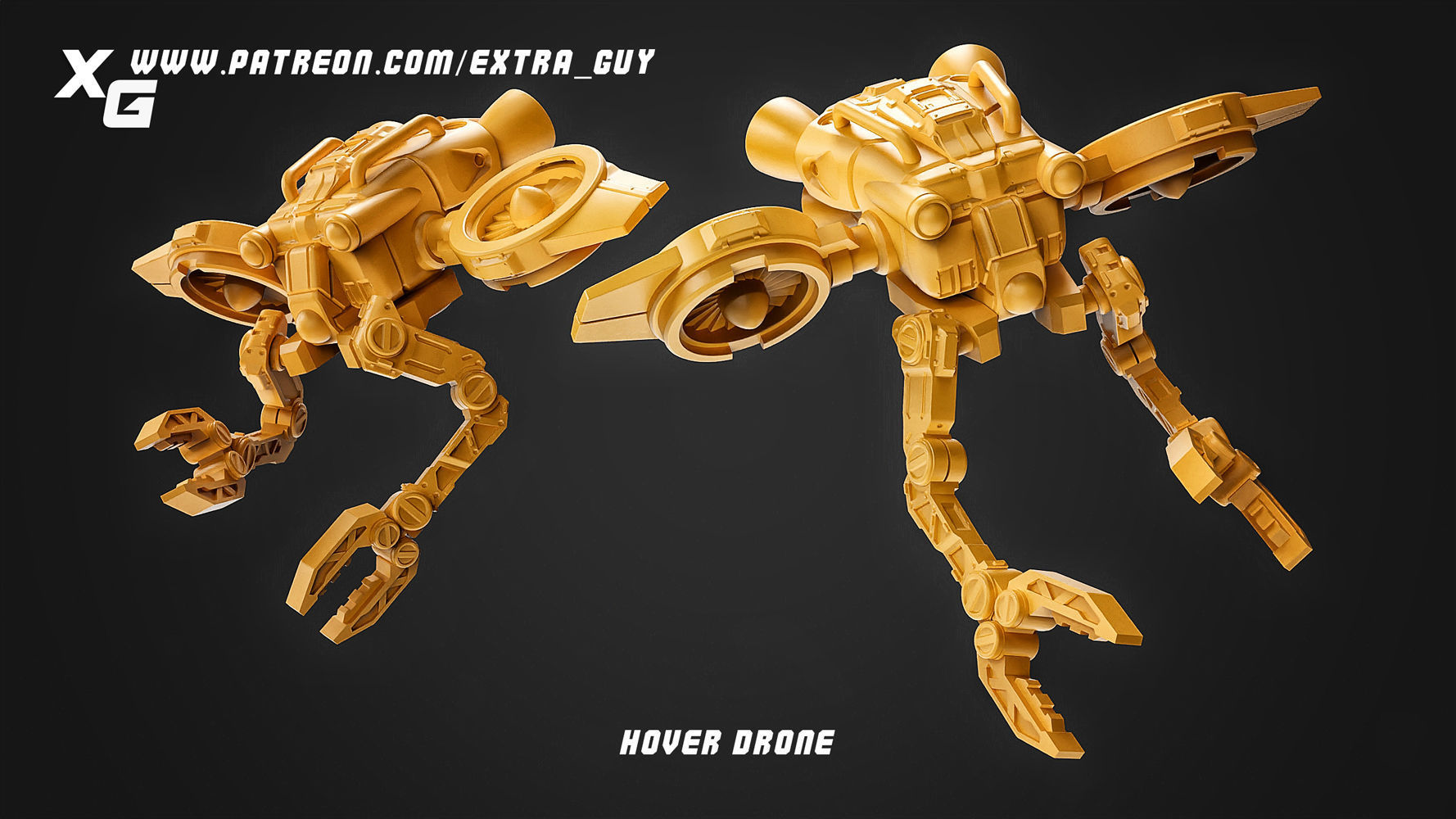 ExtraGuy Mech Bundle 3D Printable 3D print model_6