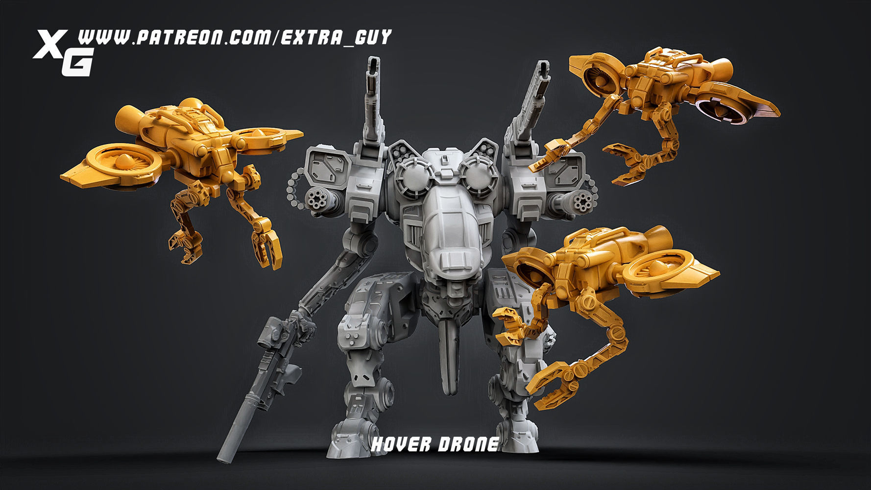 ExtraGuy Mech Bundle 3D Printable 3D print model_2