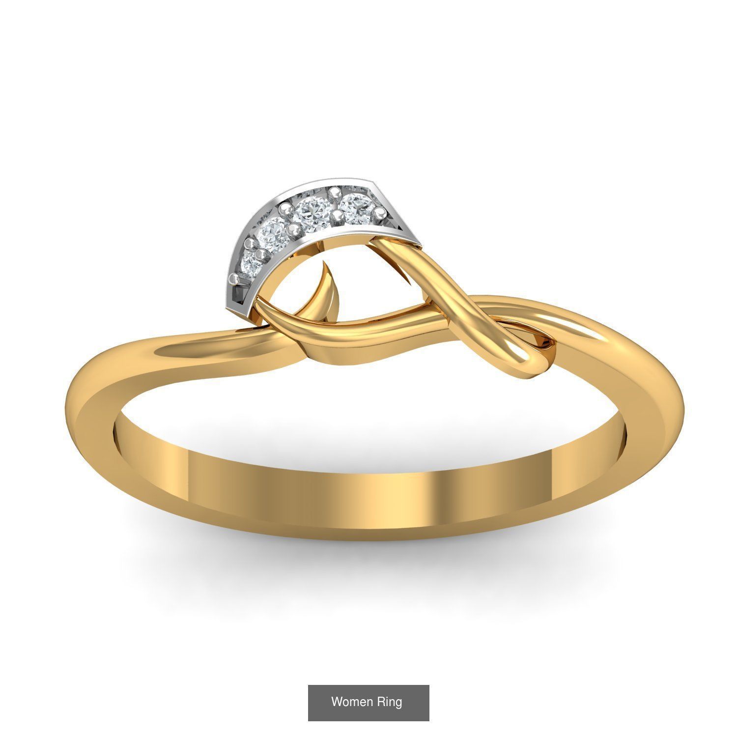 206 Solitaire Rings 3dm STL OBJ FBX Details 3D Model Collection _105