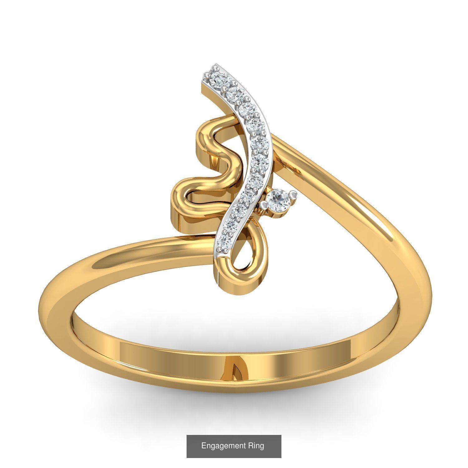 206 Solitaire Rings 3dm STL OBJ FBX Details 3D Model Collection _103