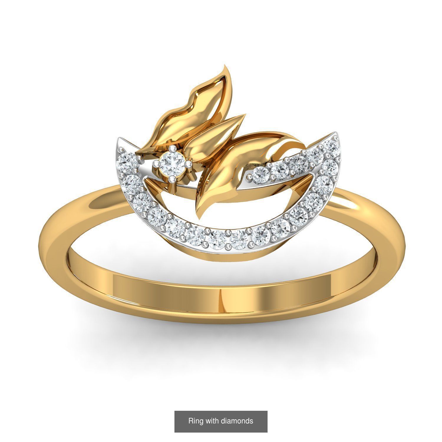 206 Solitaire Rings 3dm STL OBJ FBX Details 3D Model Collection _99