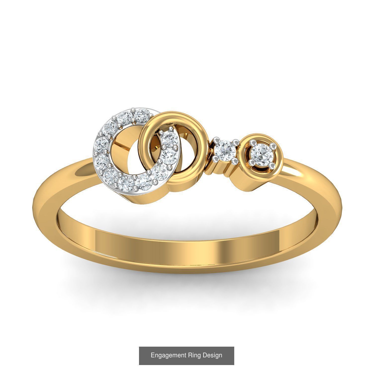 206 Solitaire Rings 3dm STL OBJ FBX Details 3D Model Collection _95