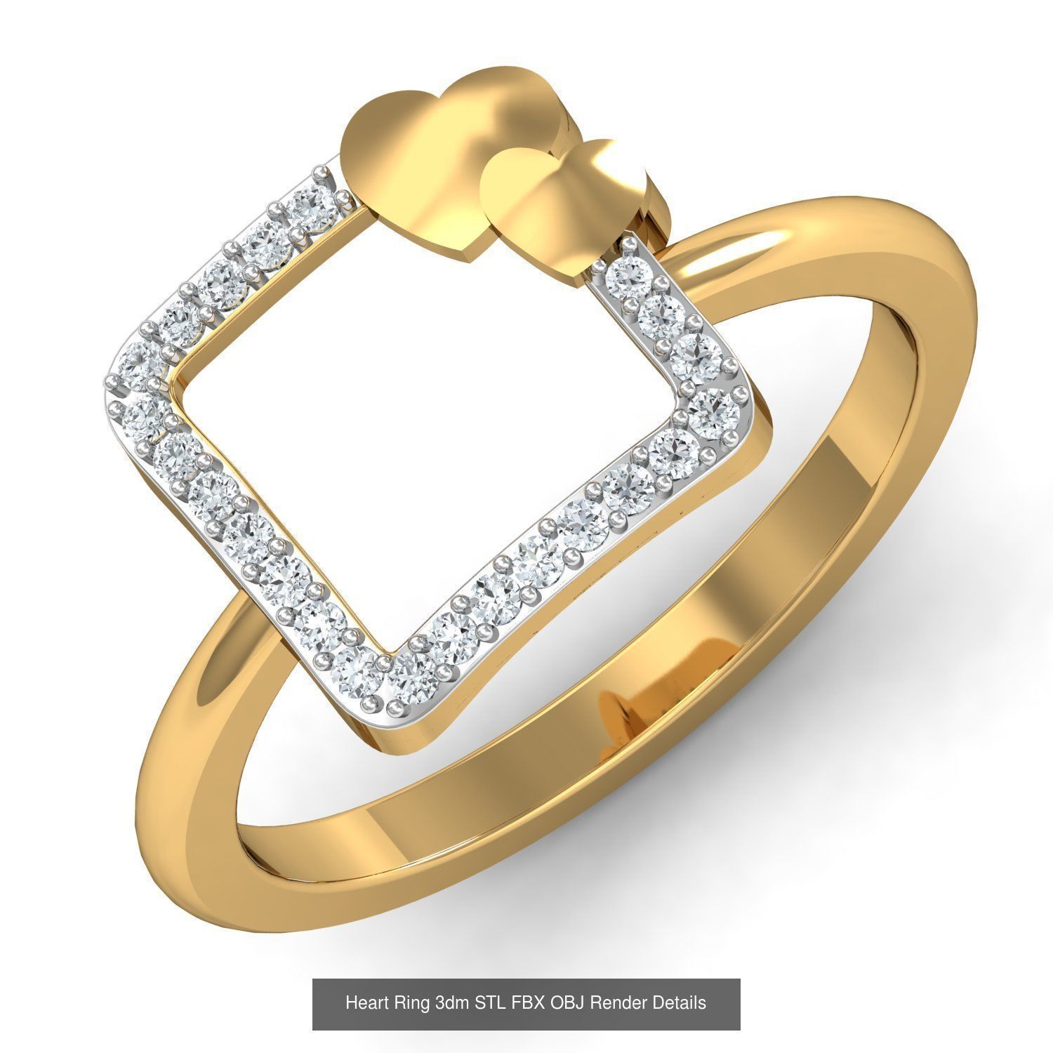 206 Solitaire Rings 3dm STL OBJ FBX Details 3D Model Collection _122