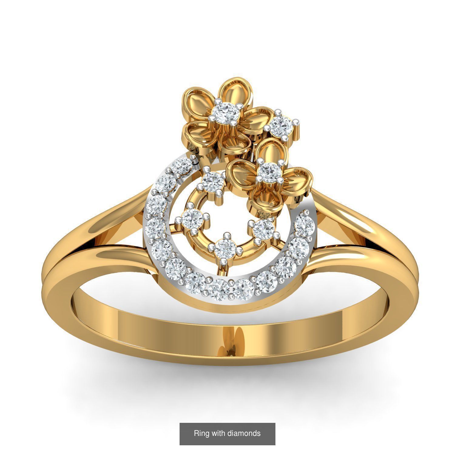 206 Solitaire Rings 3dm STL OBJ FBX Details 3D Model Collection _96