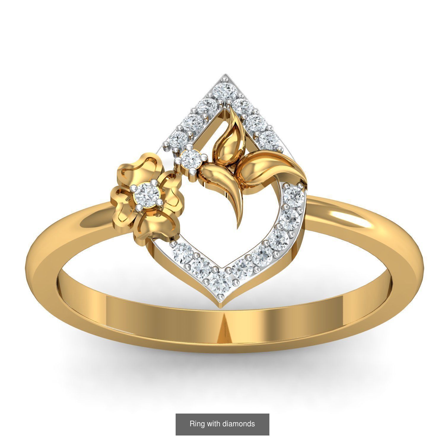 206 Solitaire Rings 3dm STL OBJ FBX Details 3D Model Collection _97