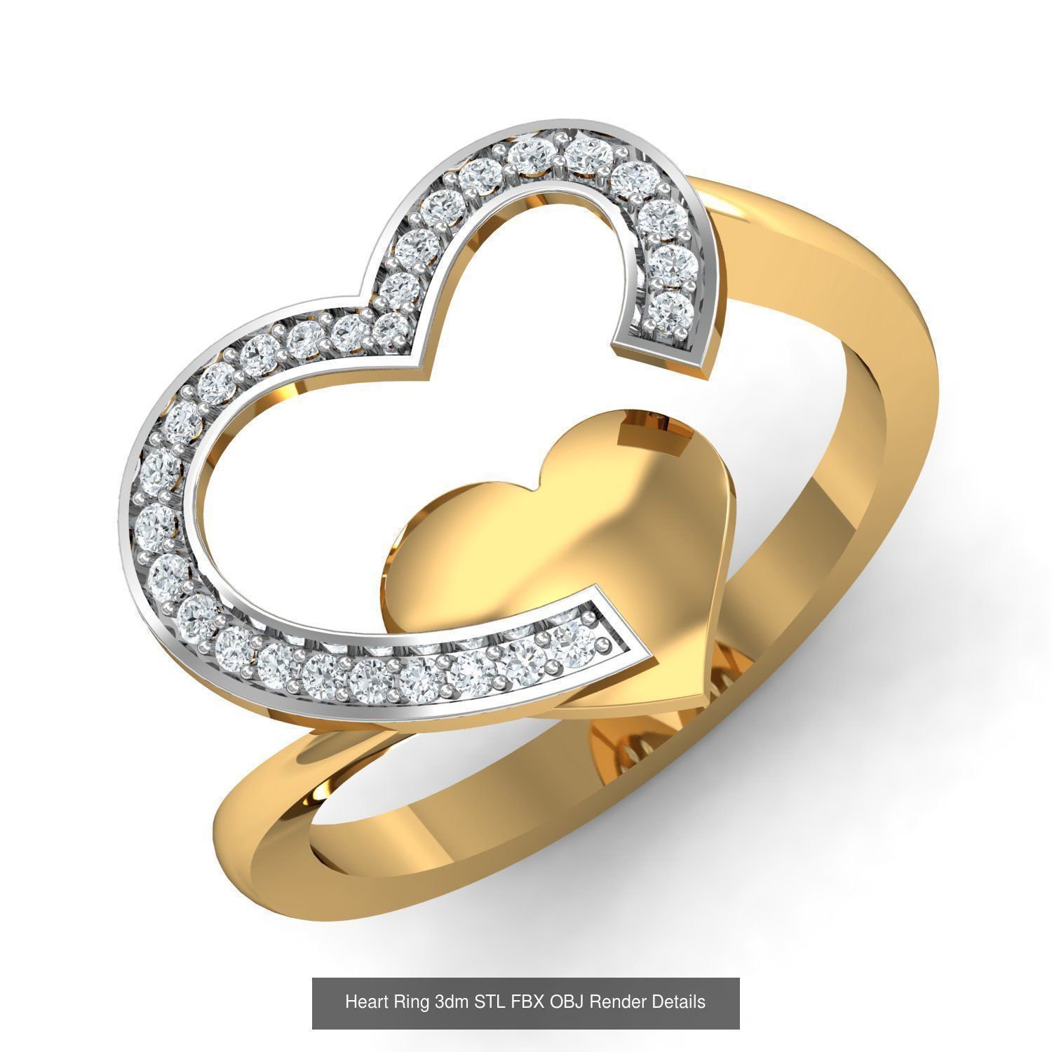 206 Solitaire Rings 3dm STL OBJ FBX Details 3D Model Collection _121