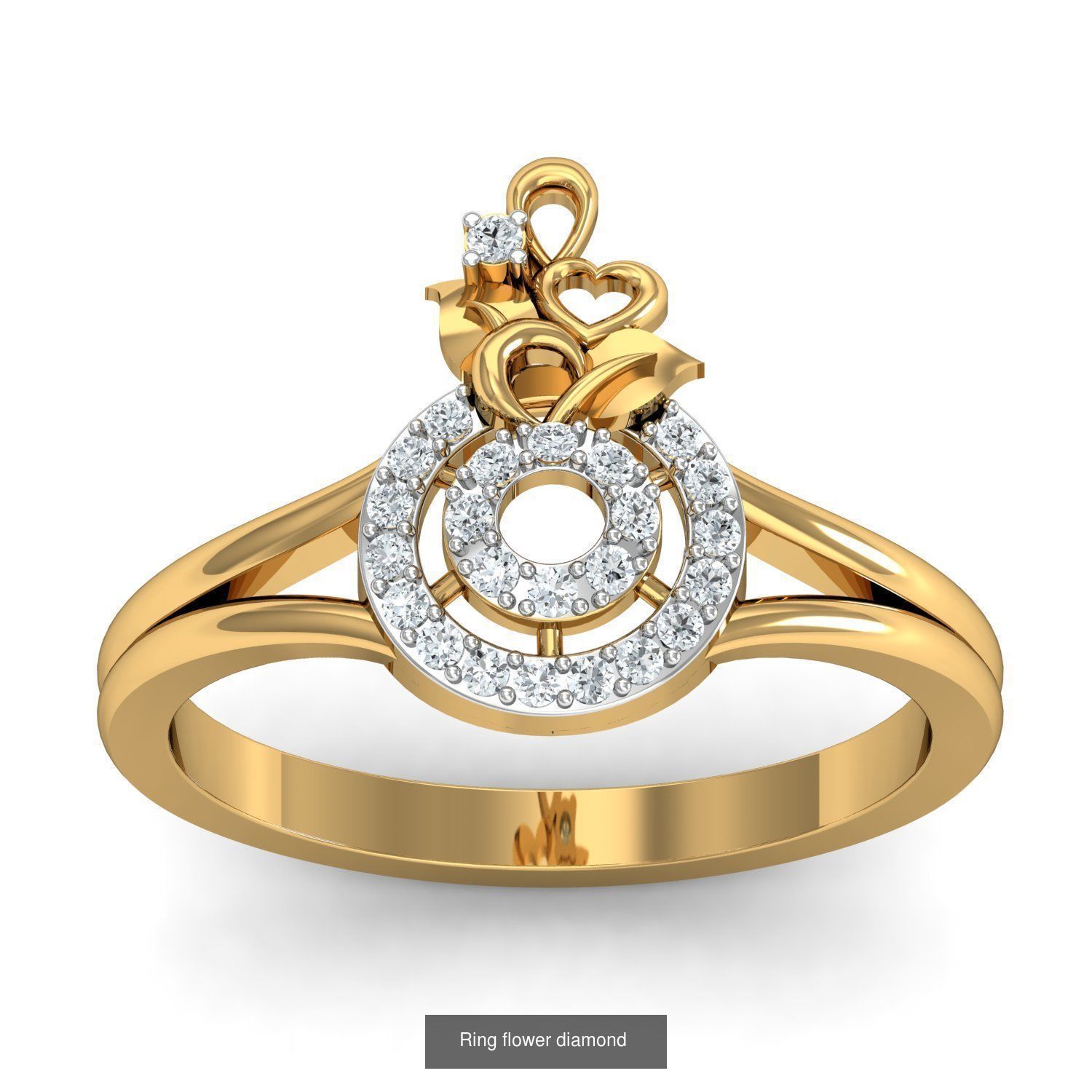 206 Solitaire Rings 3dm STL OBJ FBX Details 3D Model Collection _98