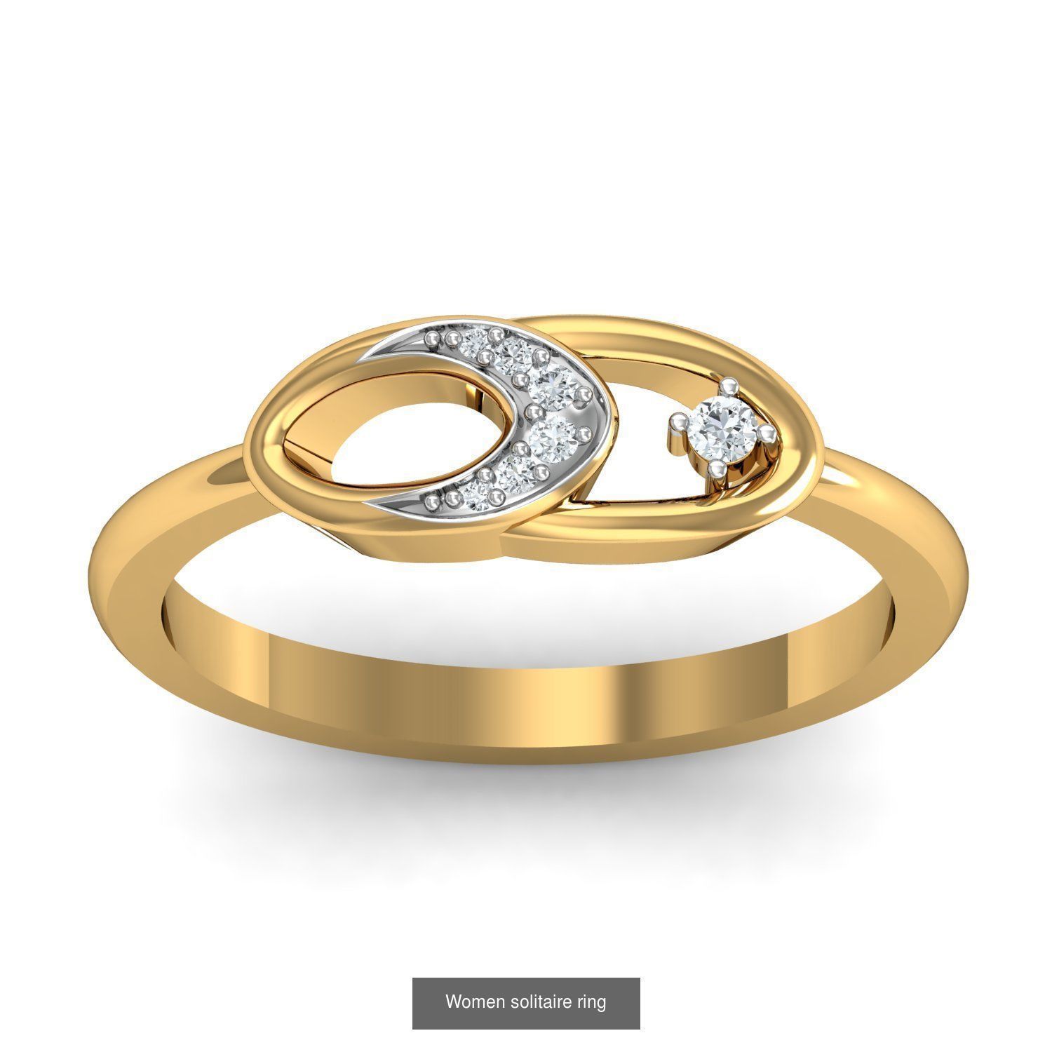 206 Solitaire Rings 3dm STL OBJ FBX Details 3D Model Collection _111