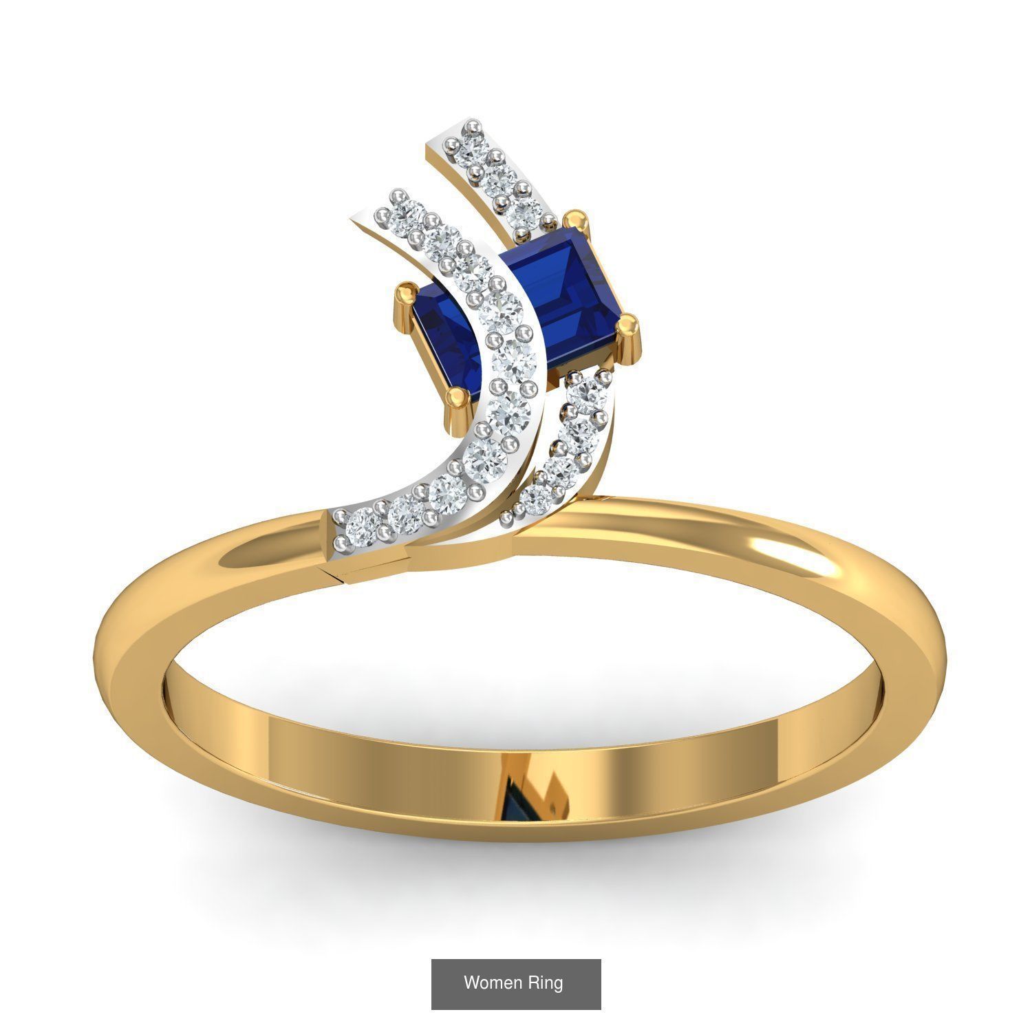 206 Solitaire Rings 3dm STL OBJ FBX Details 3D Model Collection _115