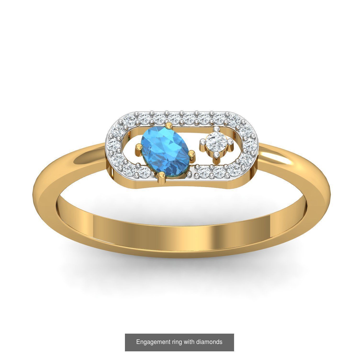 206 Solitaire Rings 3dm STL OBJ FBX Details 3D Model Collection _92