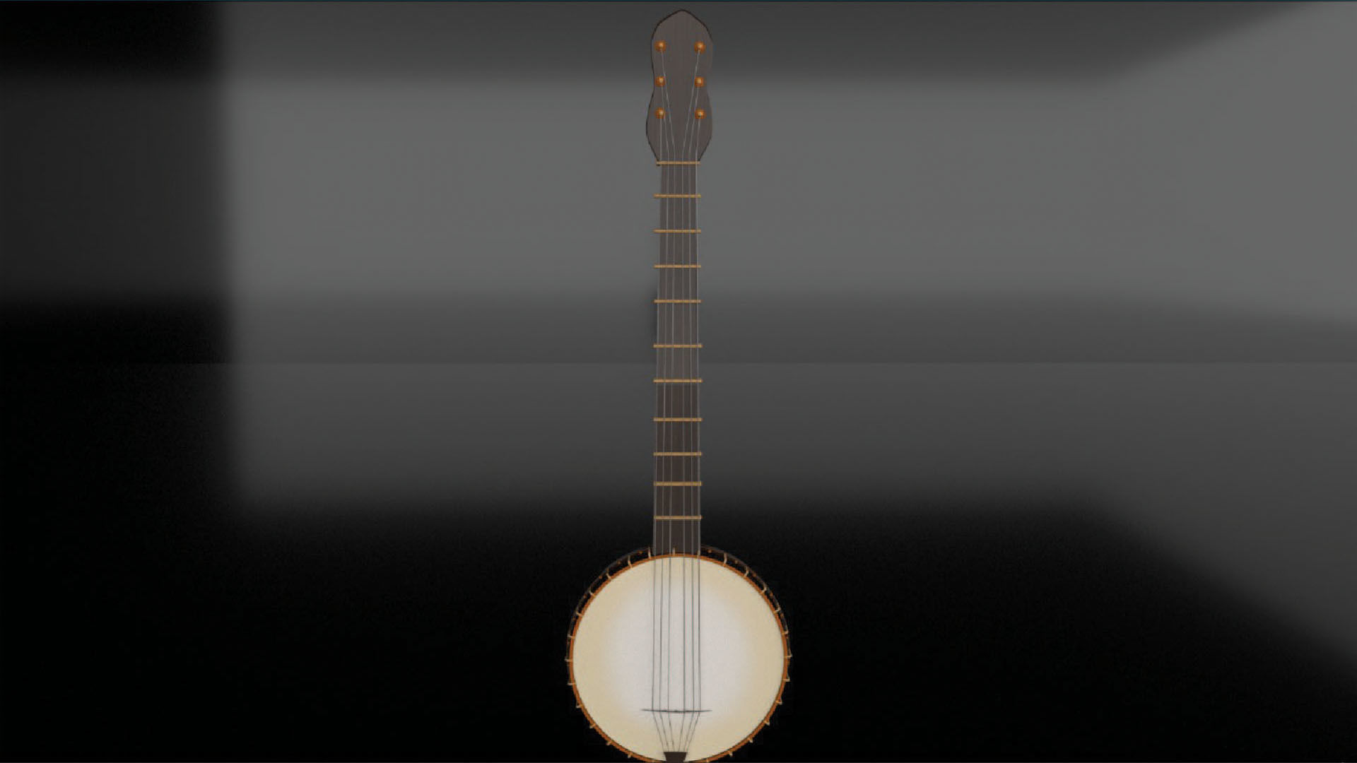 Banjo 3D model_2