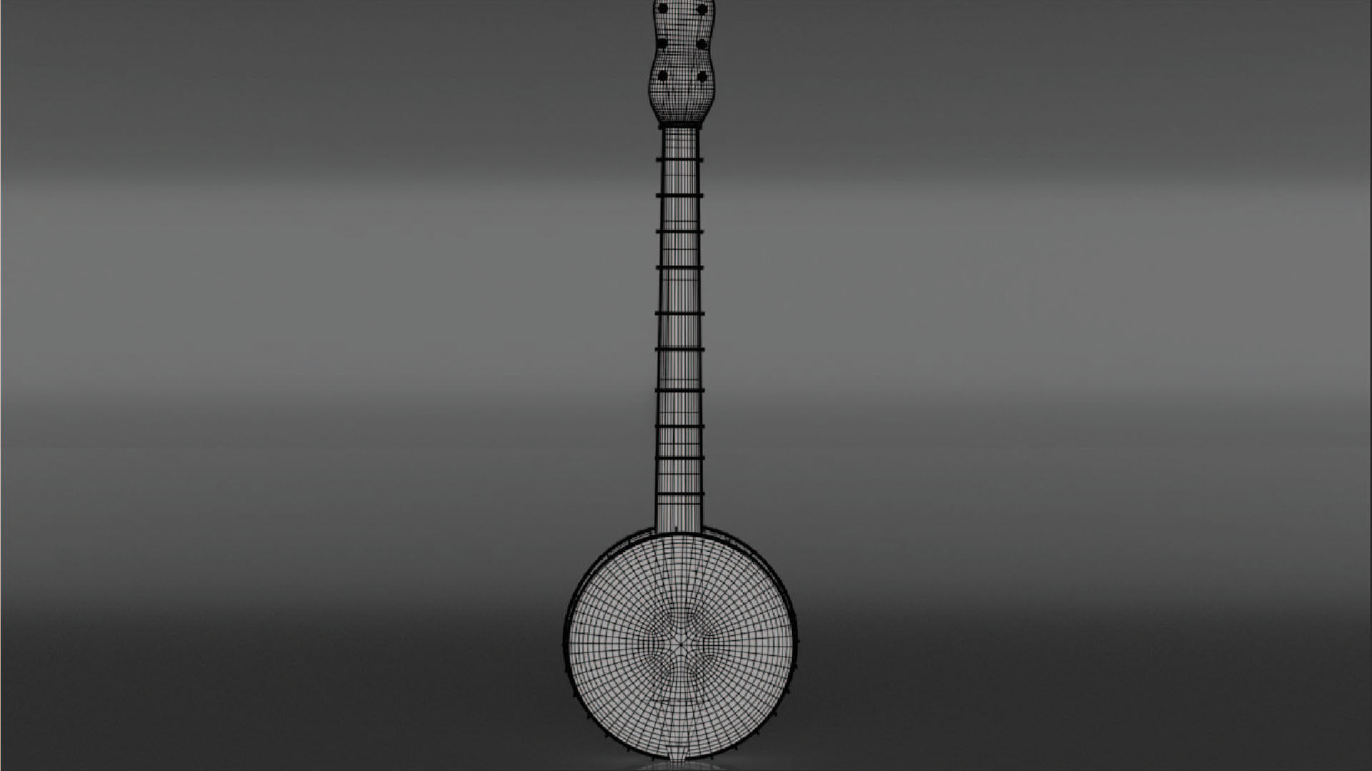 Banjo 3D model_6