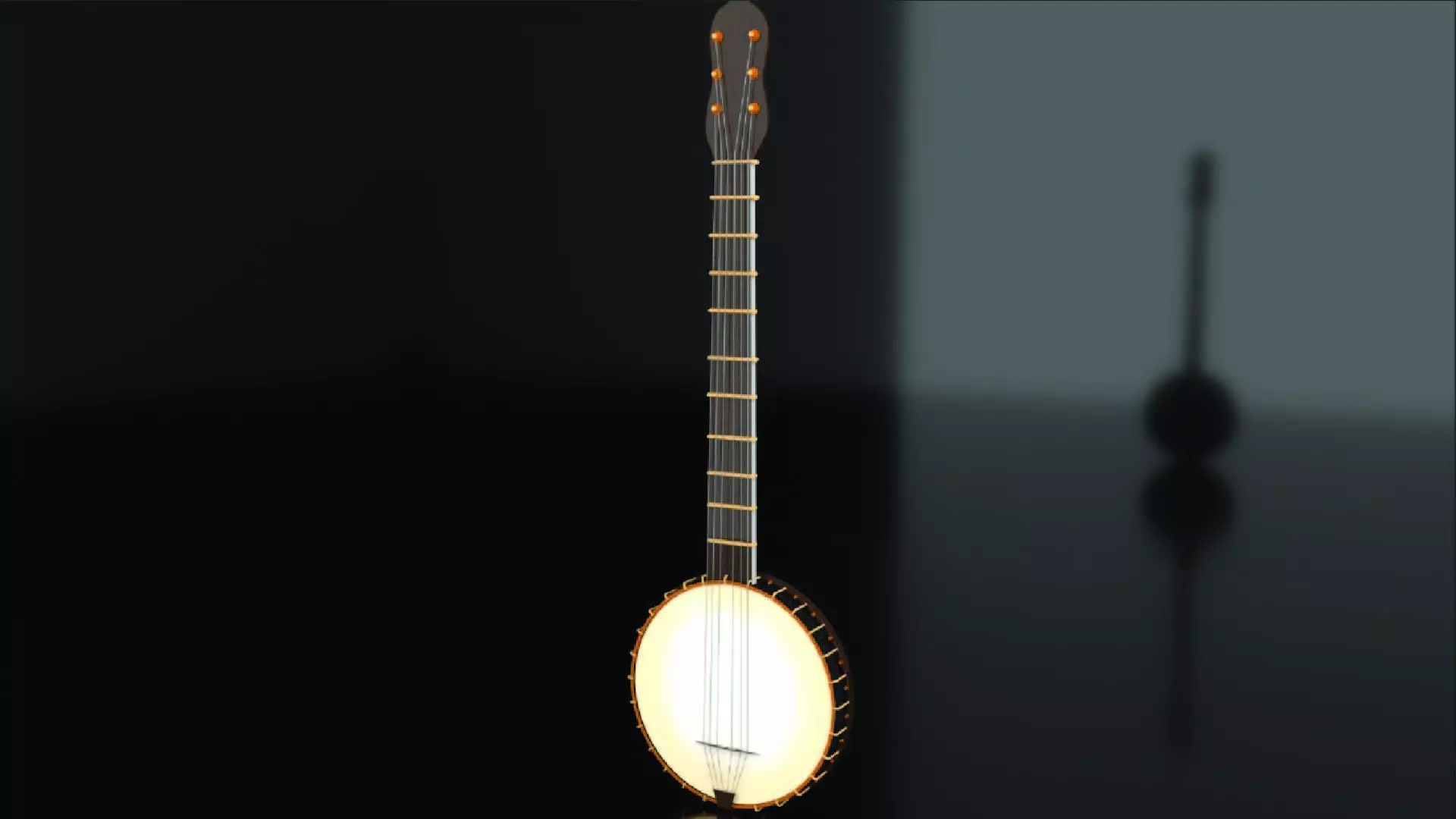 Banjo 3D model_0