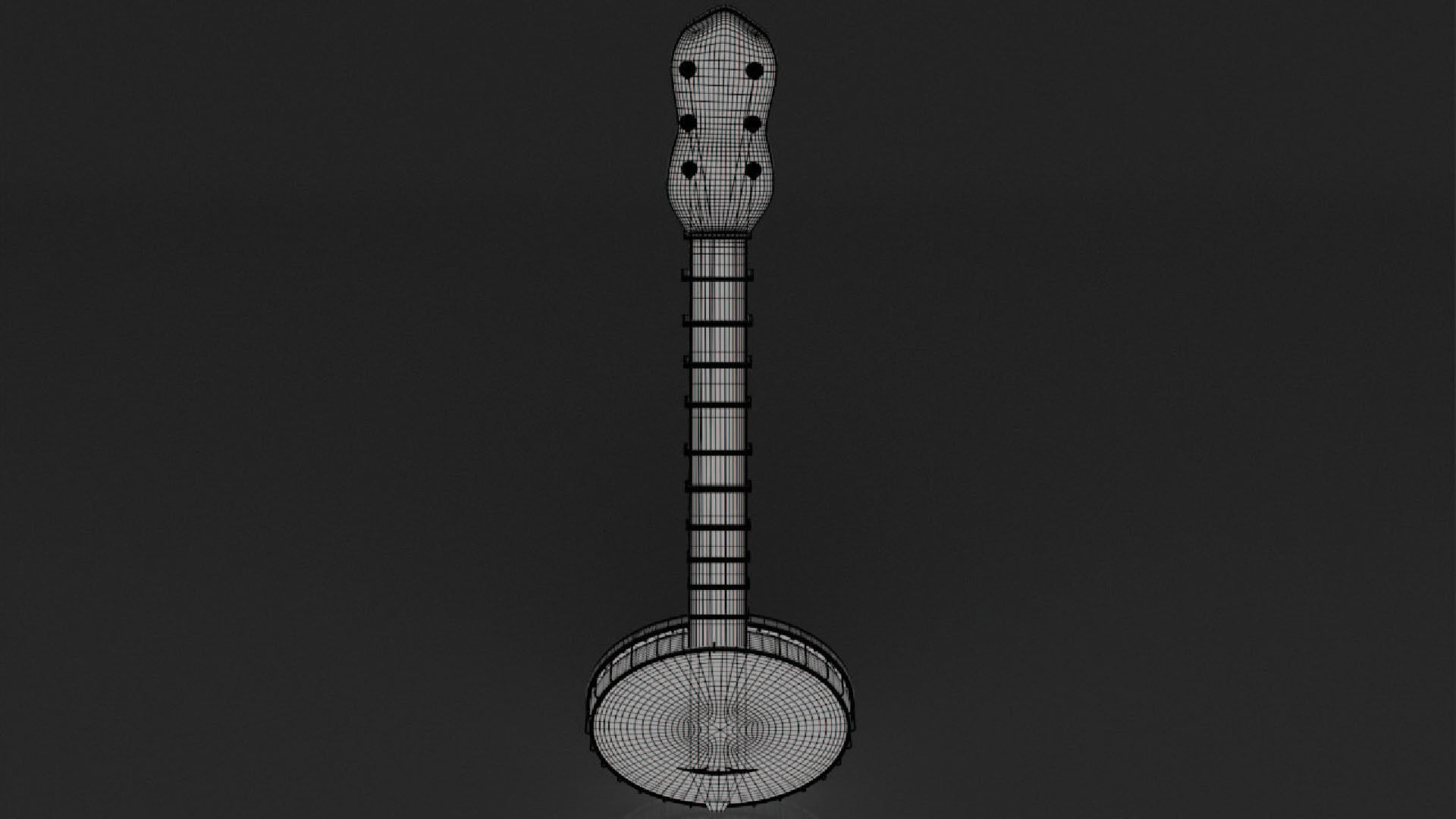 Banjo 3D model_7