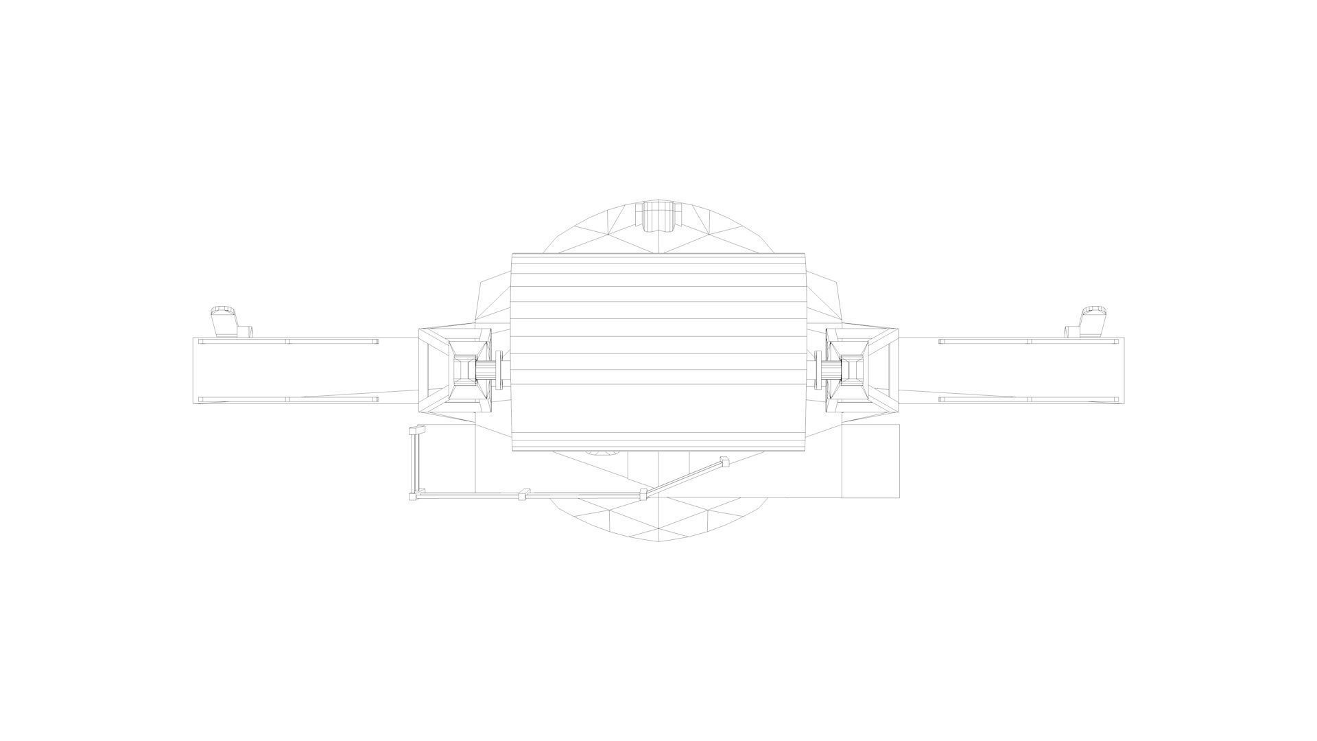 Mk 38 Naval Director Mk 48 Rangefinder System Mk38 Mk48 3D model_11