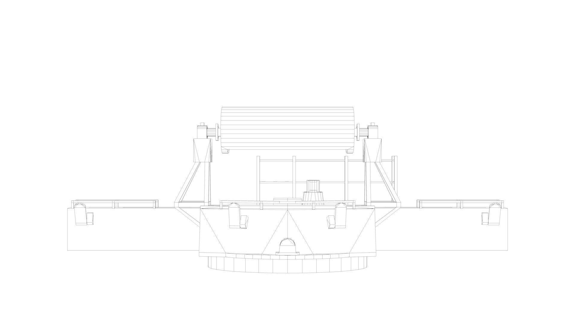 Mk 38 Naval Director Mk 48 Rangefinder System Mk38 Mk48 3D model_10
