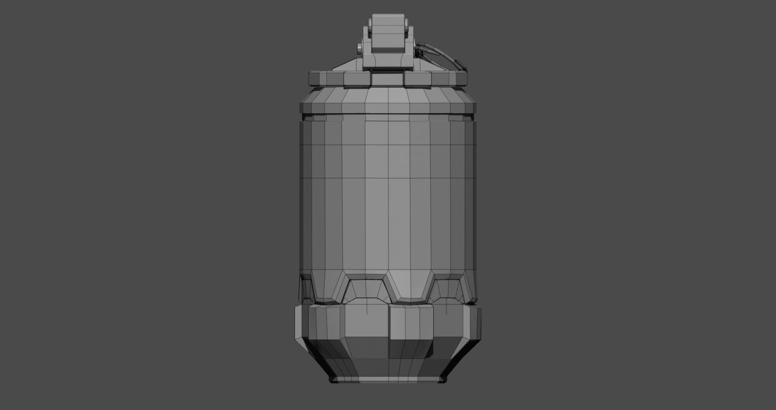 Grenade rtx Low-poly 3D model_3