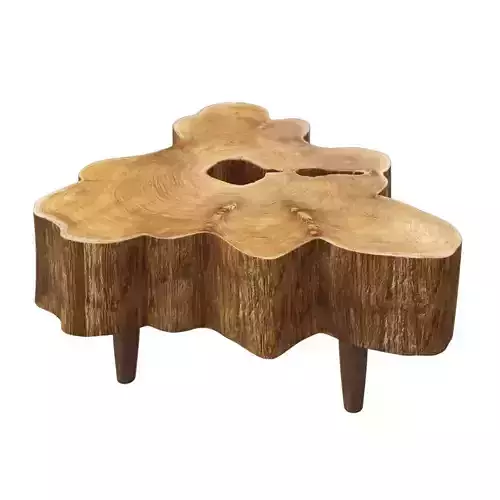 Andrianna Shamaris Amorphous Midcentury Style Coffee Table
