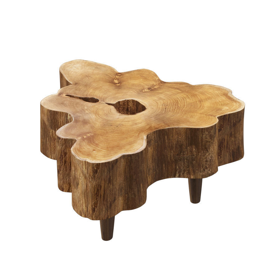 Andrianna Shamaris Amorphous Midcentury Style Coffee Table 3D model_2