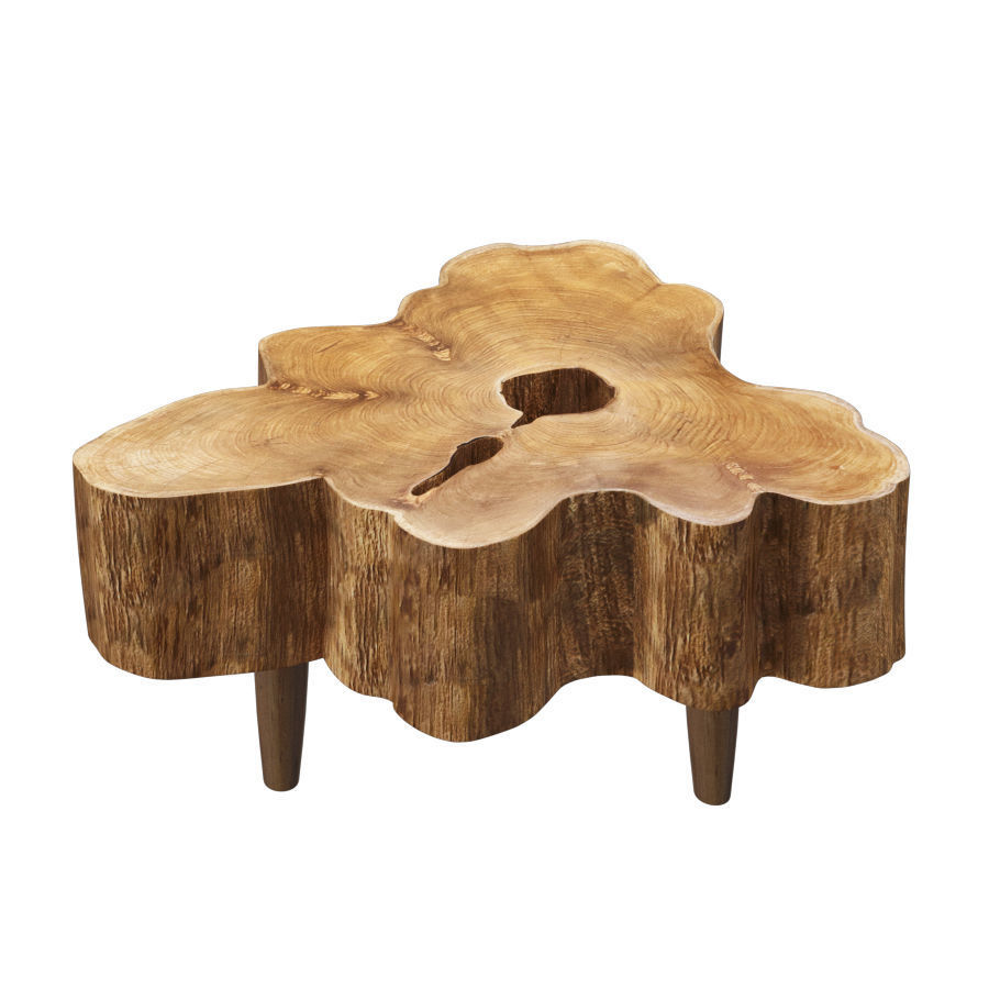 Andrianna Shamaris Amorphous Midcentury Style Coffee Table 3D model_1