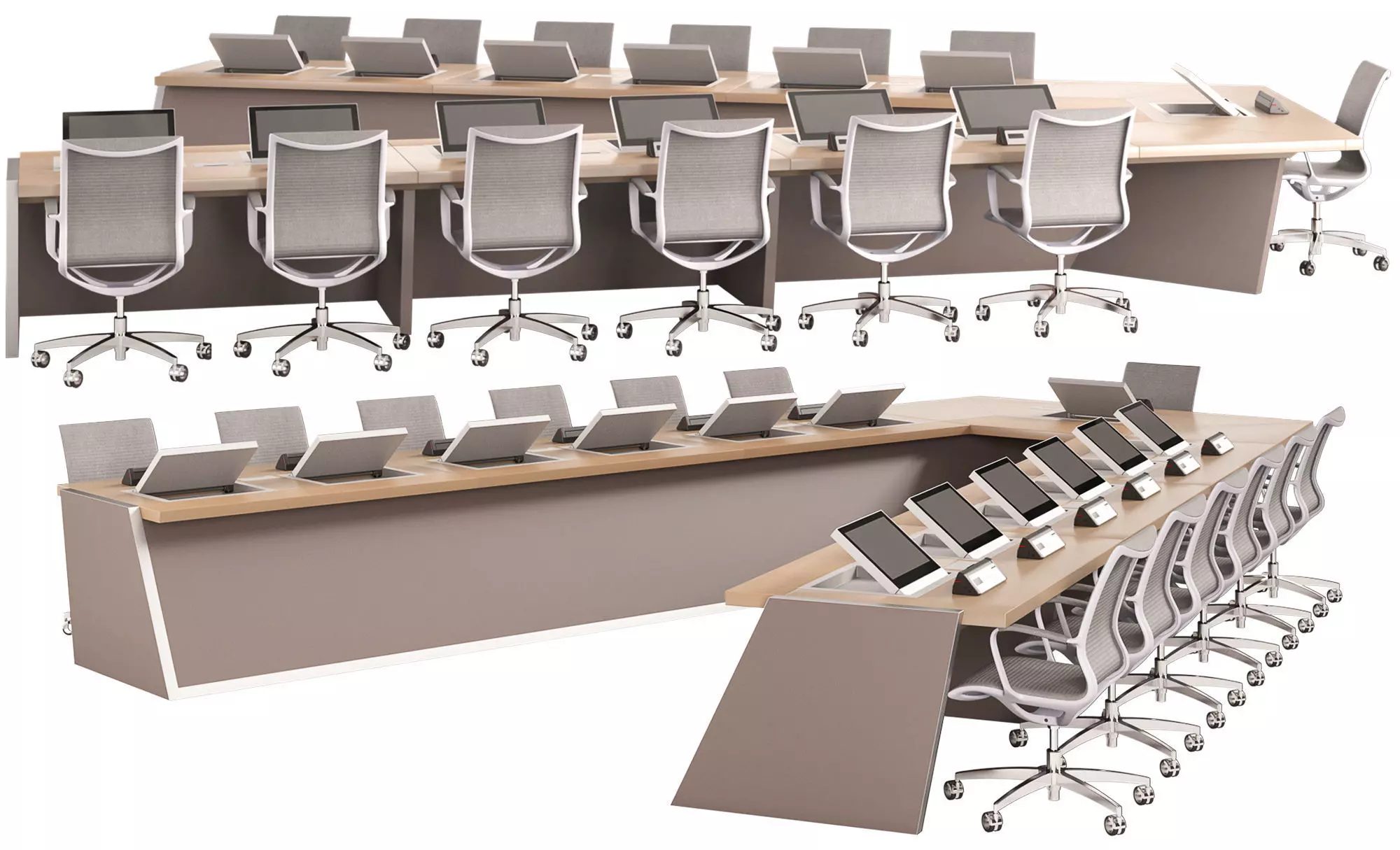 Conference Set 02 3D model_0
