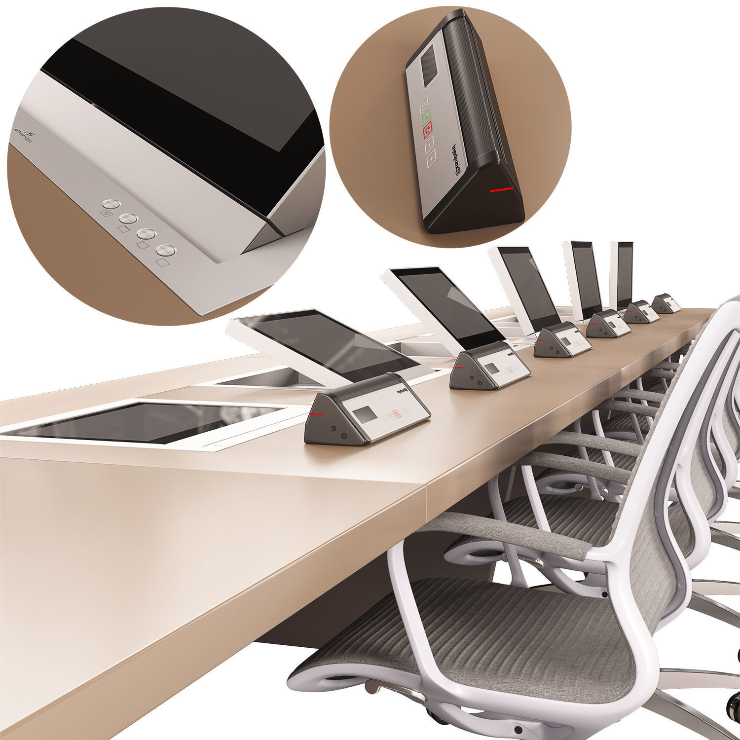 Conference Set 02 3D model_3