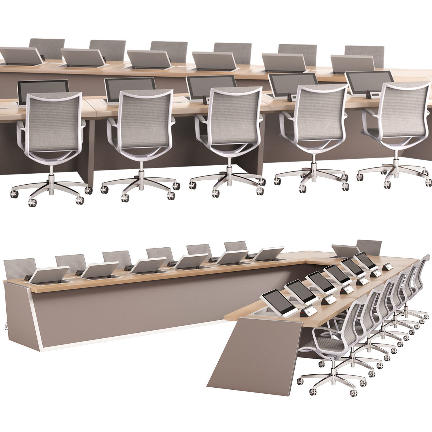 Conference Set 02 3D model_1