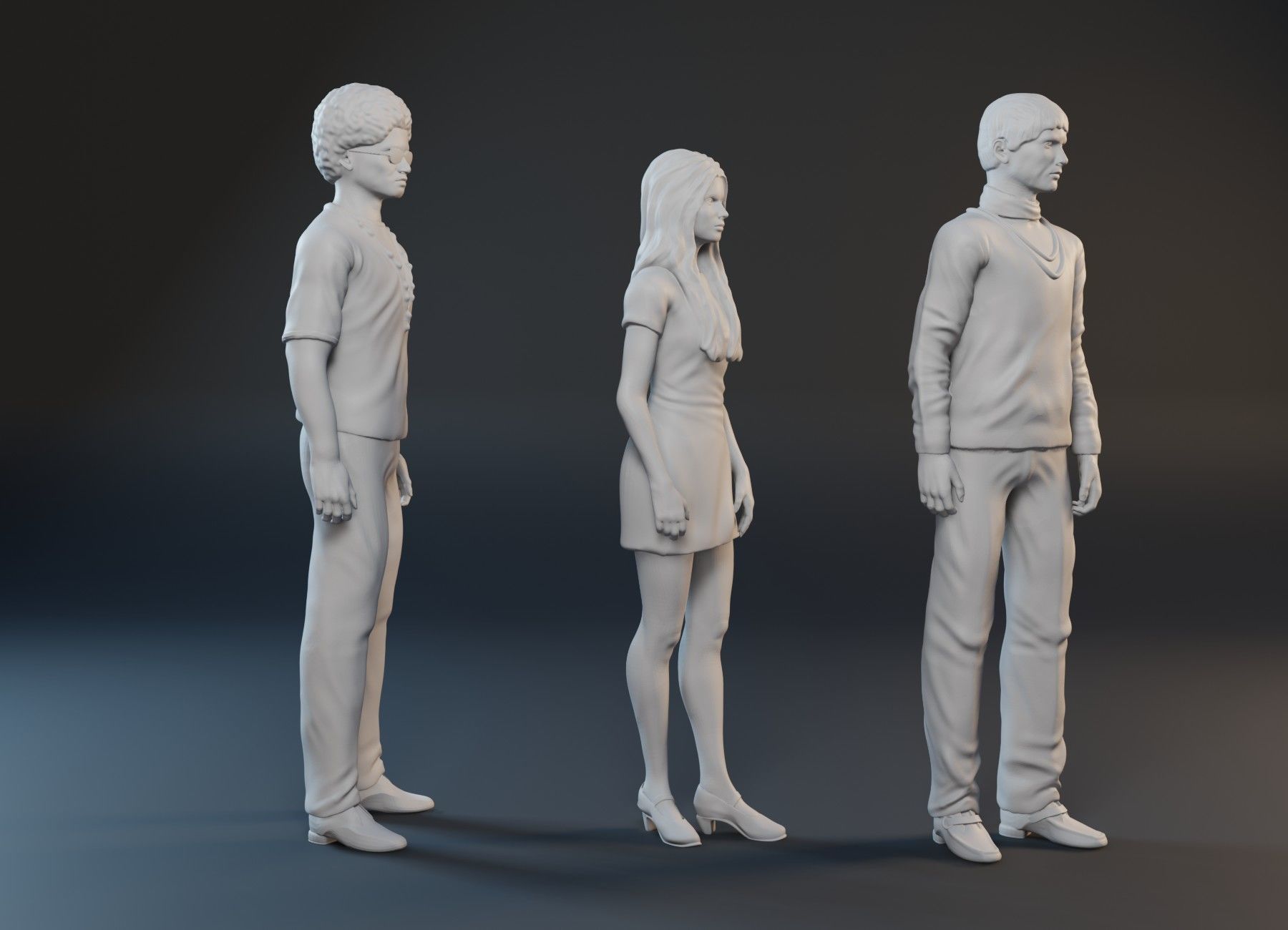 The Mod Squad 1968 3D print model_1