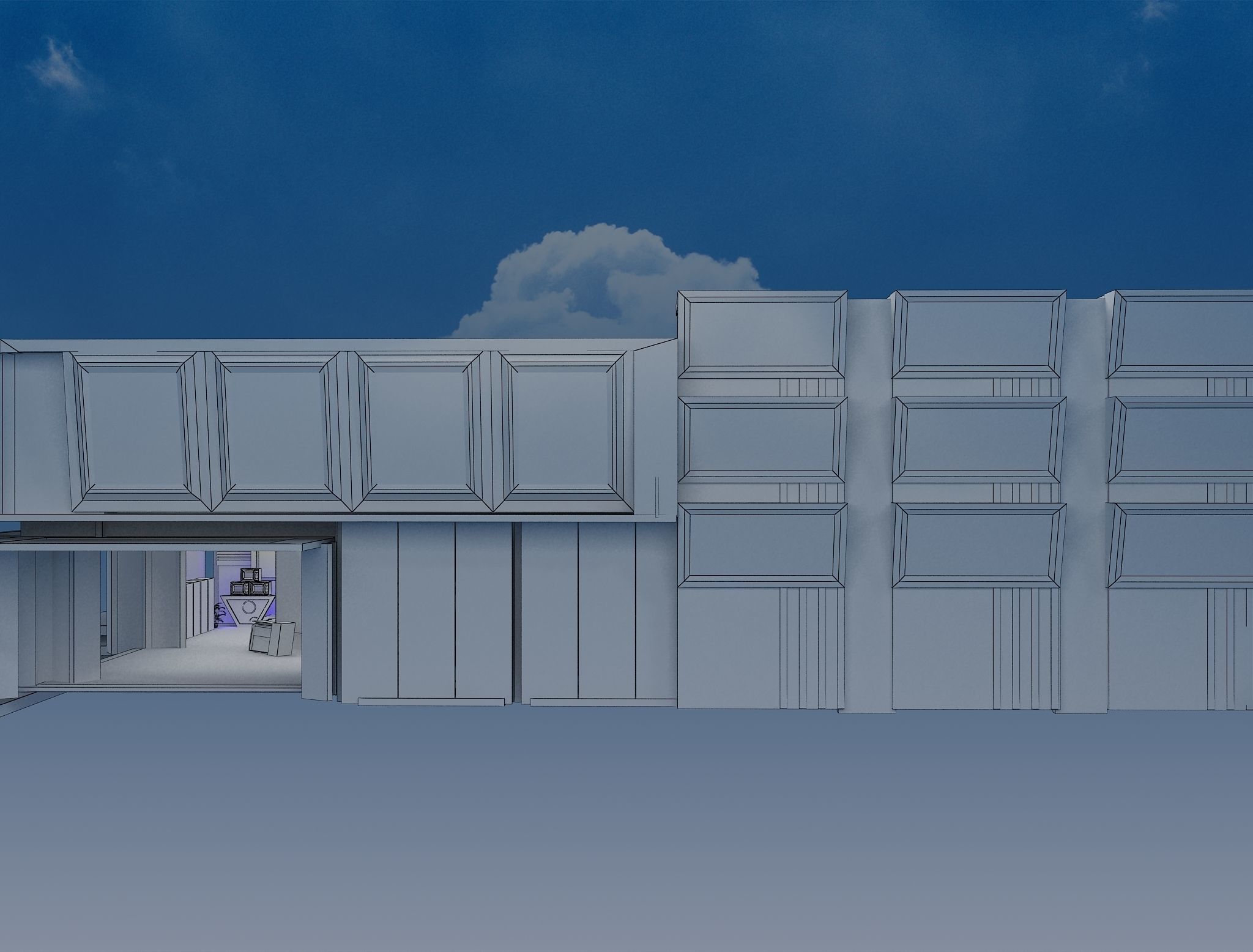 Booth Exhibition Stand a470 3D model_20