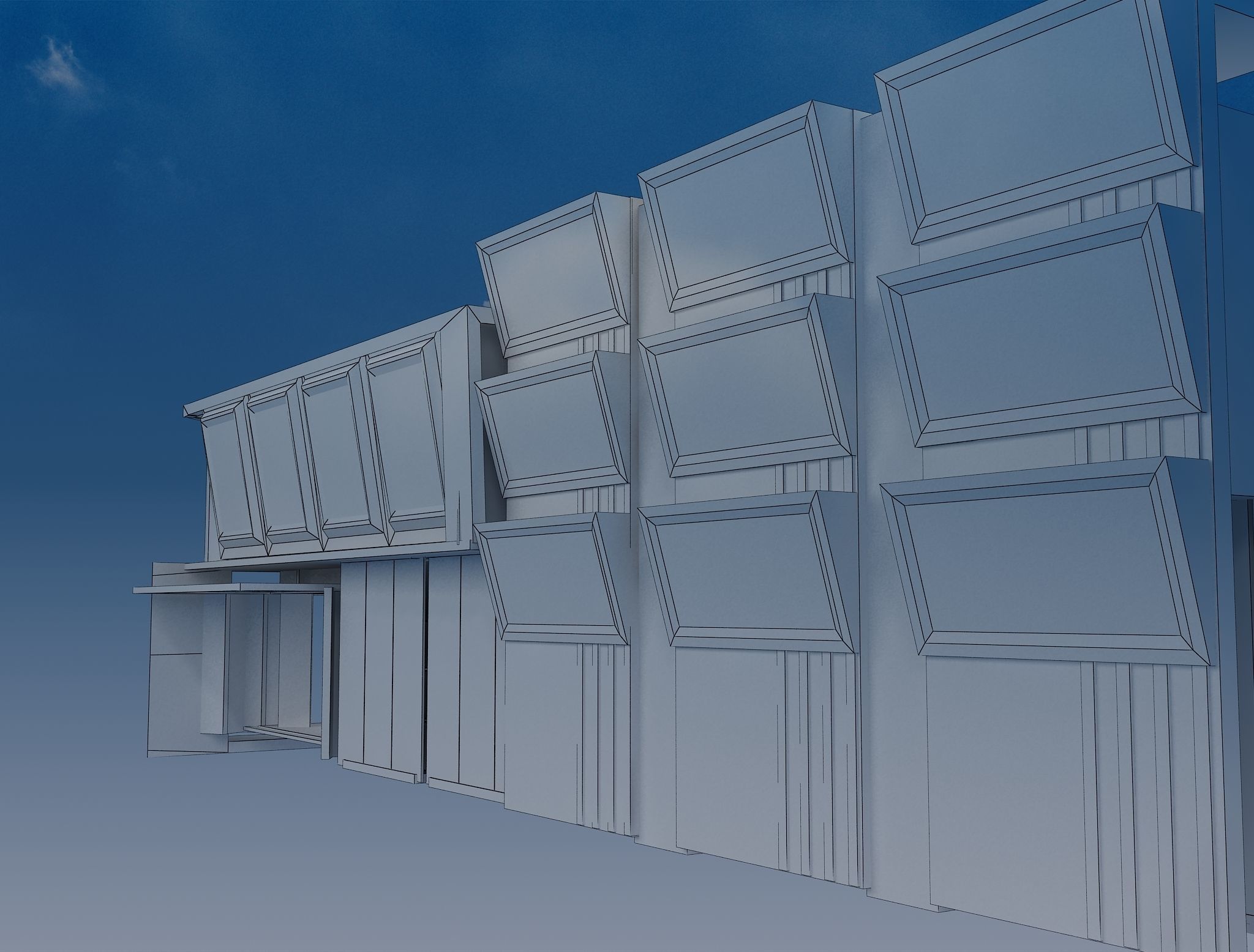 Booth Exhibition Stand a470 3D model_35