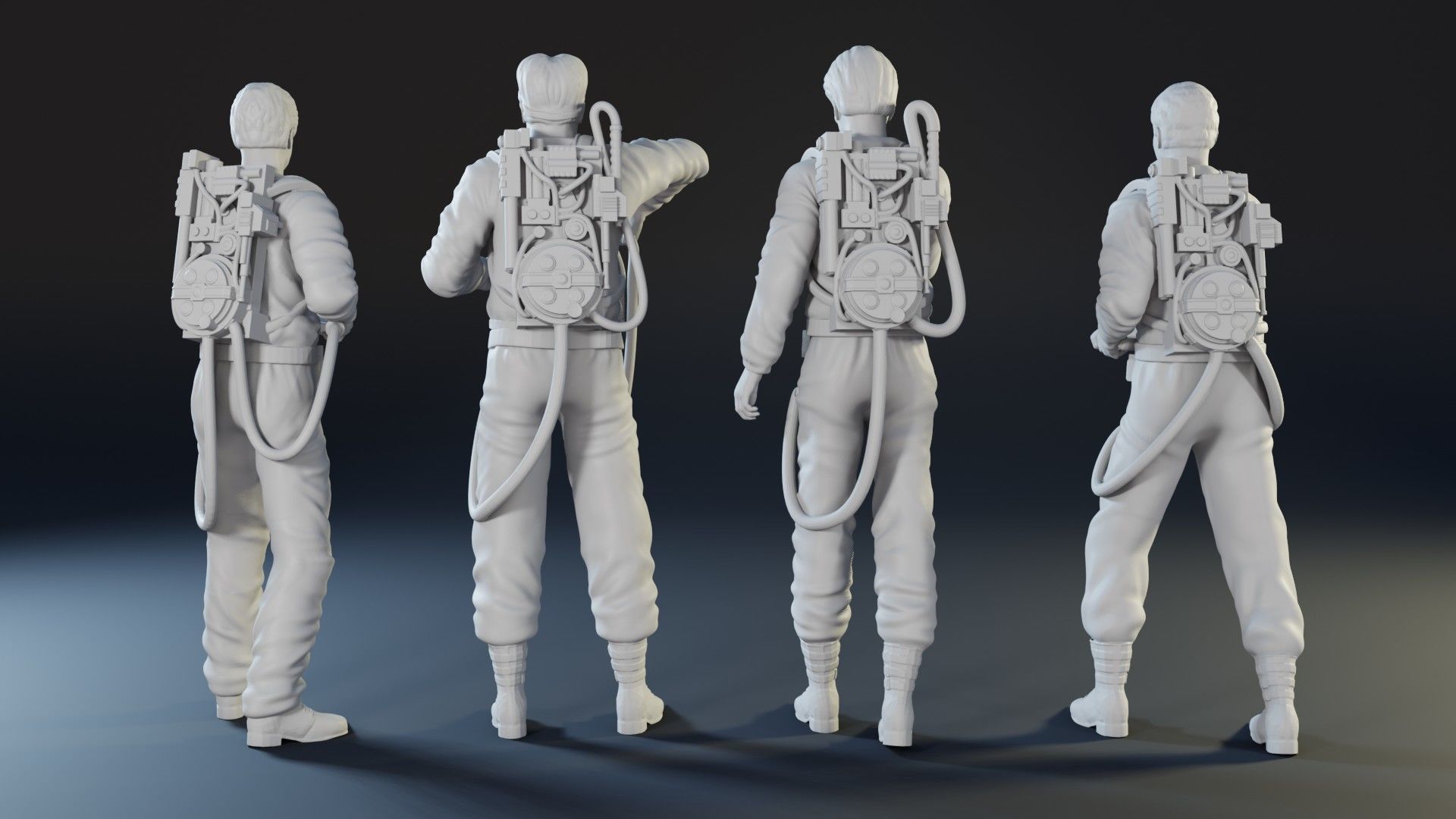 Ghostbusters characters  3D print model_3