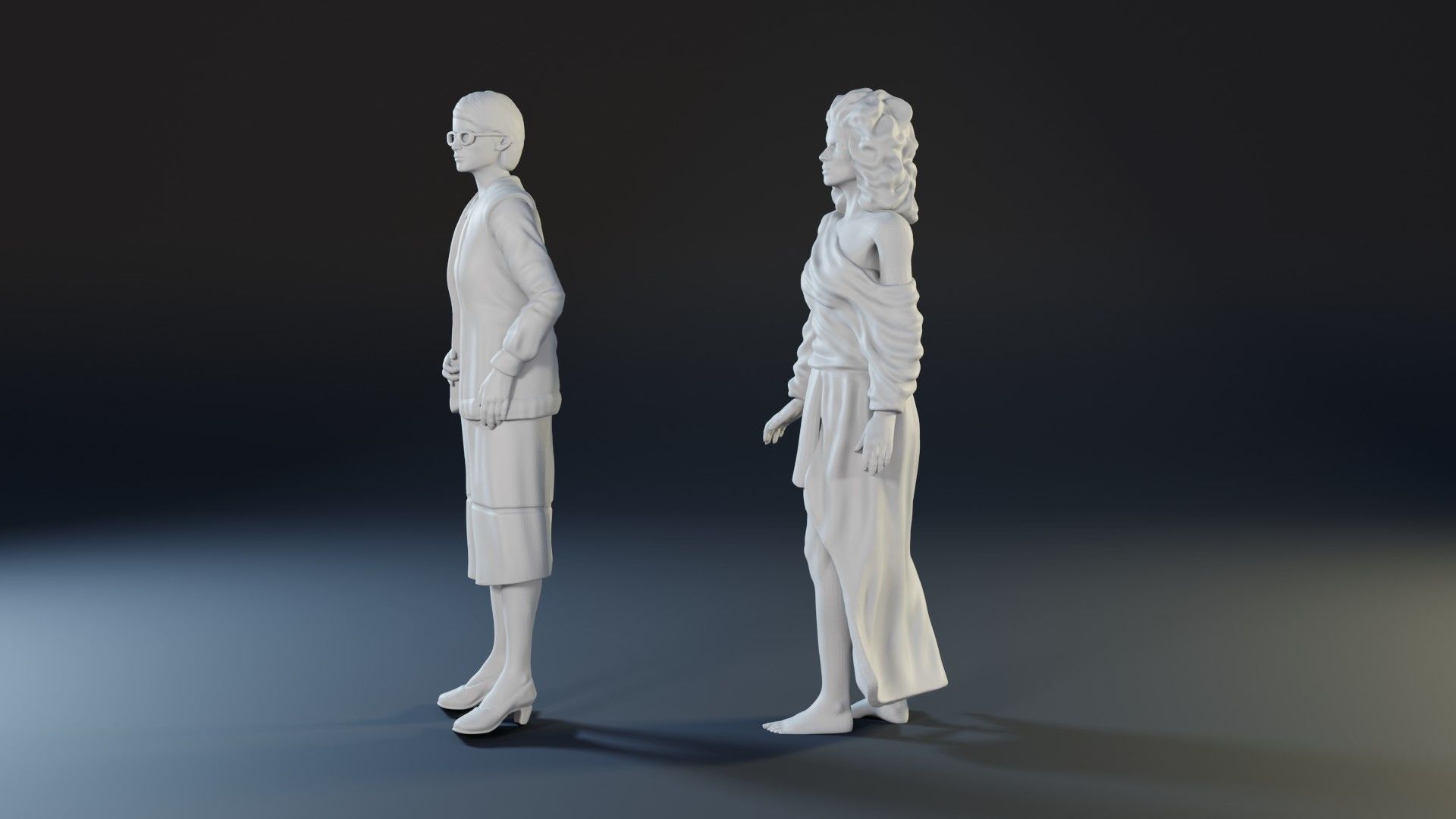 Ghostbusters characters  3D print model_6