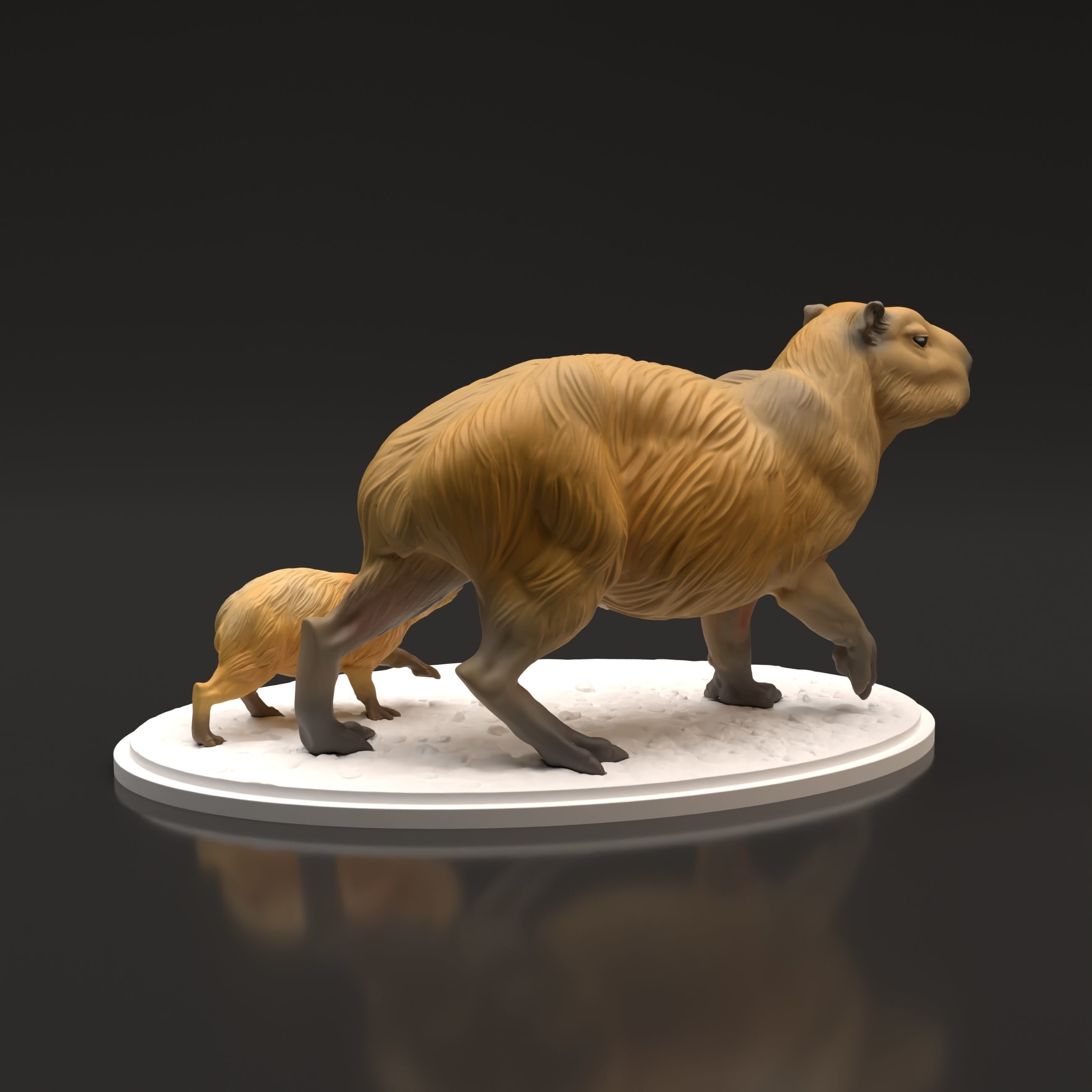 Capybaras for 3D Printing 3D print model_3