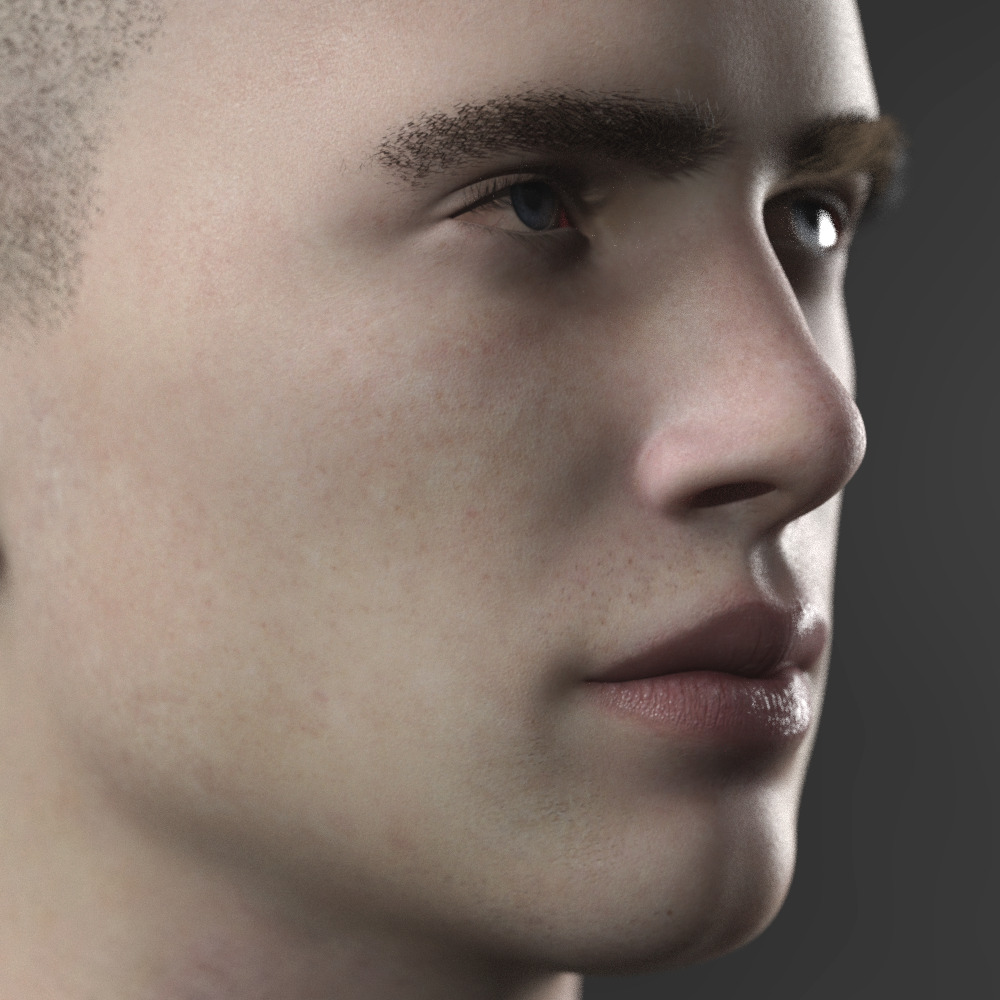 Robert V3 High Quality Textures For G8 Male Texture_12