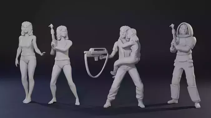 Ellen Ripley 3D print model