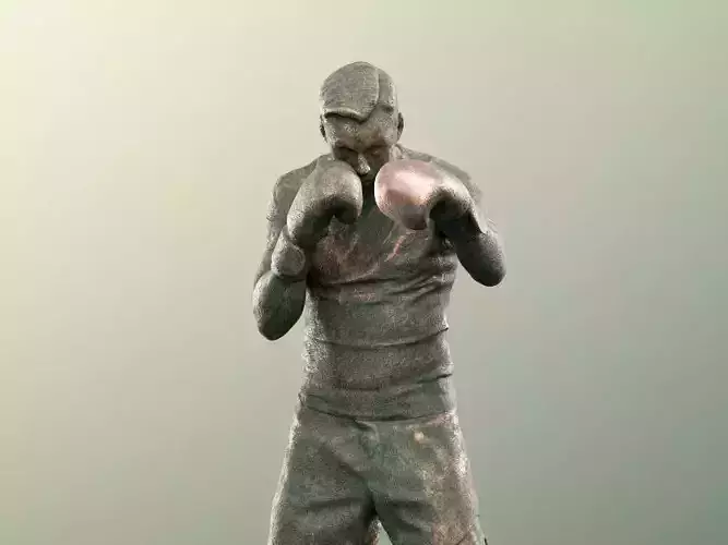 Nick 11550-02 - Male Boxer Statue