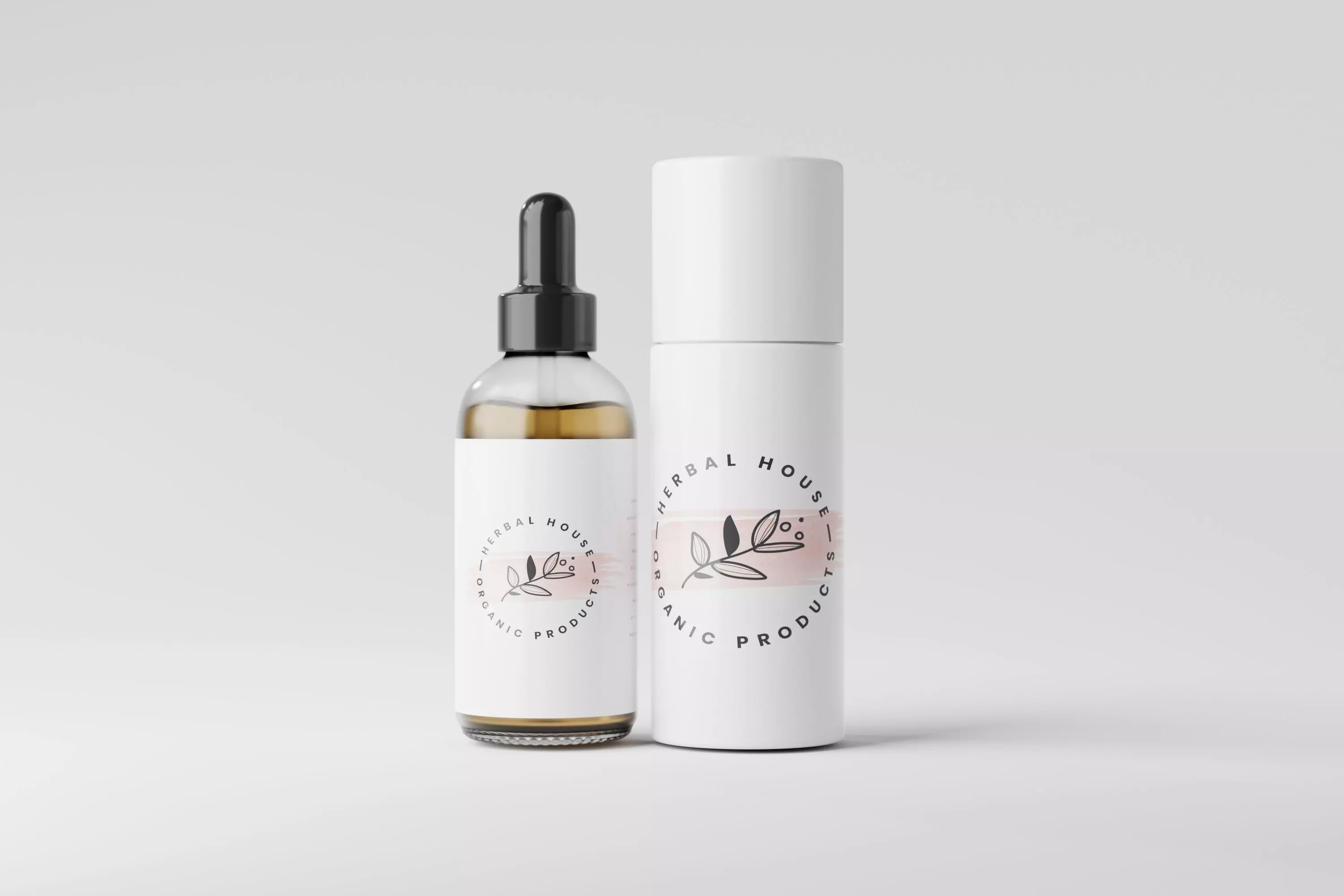 Cosmetic Dropper Bottle Low-poly 3D model_0