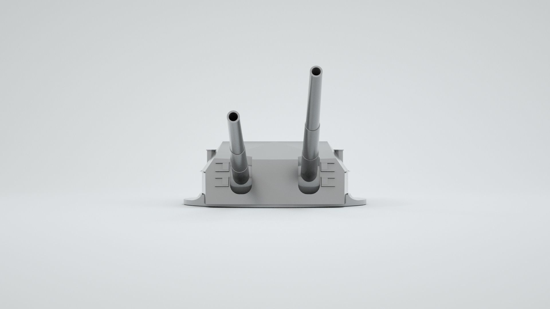 38cm 380mm SK C - 34 Bismarck Naval Gun 3D model_2
