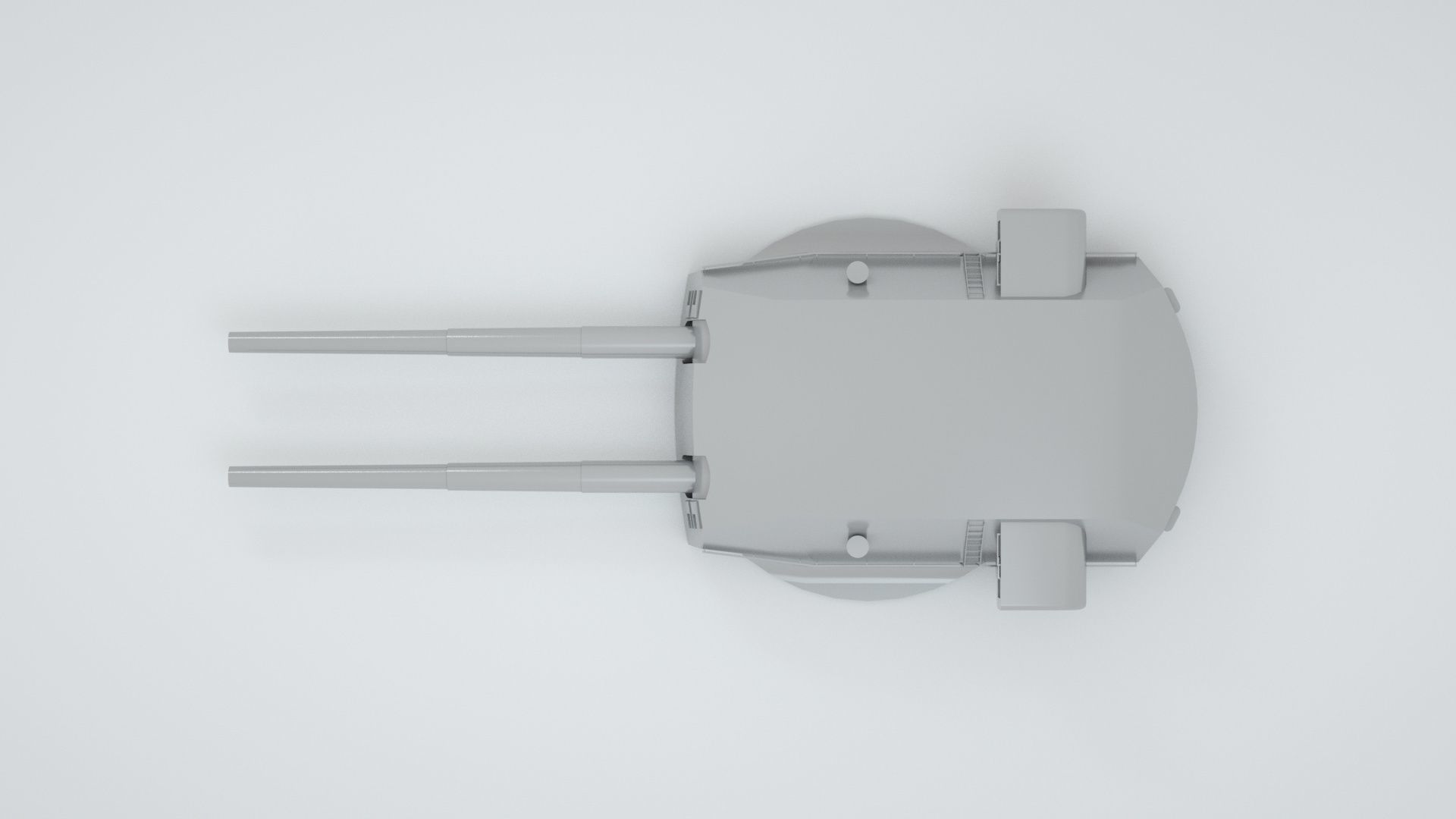 38cm 380mm SK C - 34 Bismarck Naval Gun 3D model_12