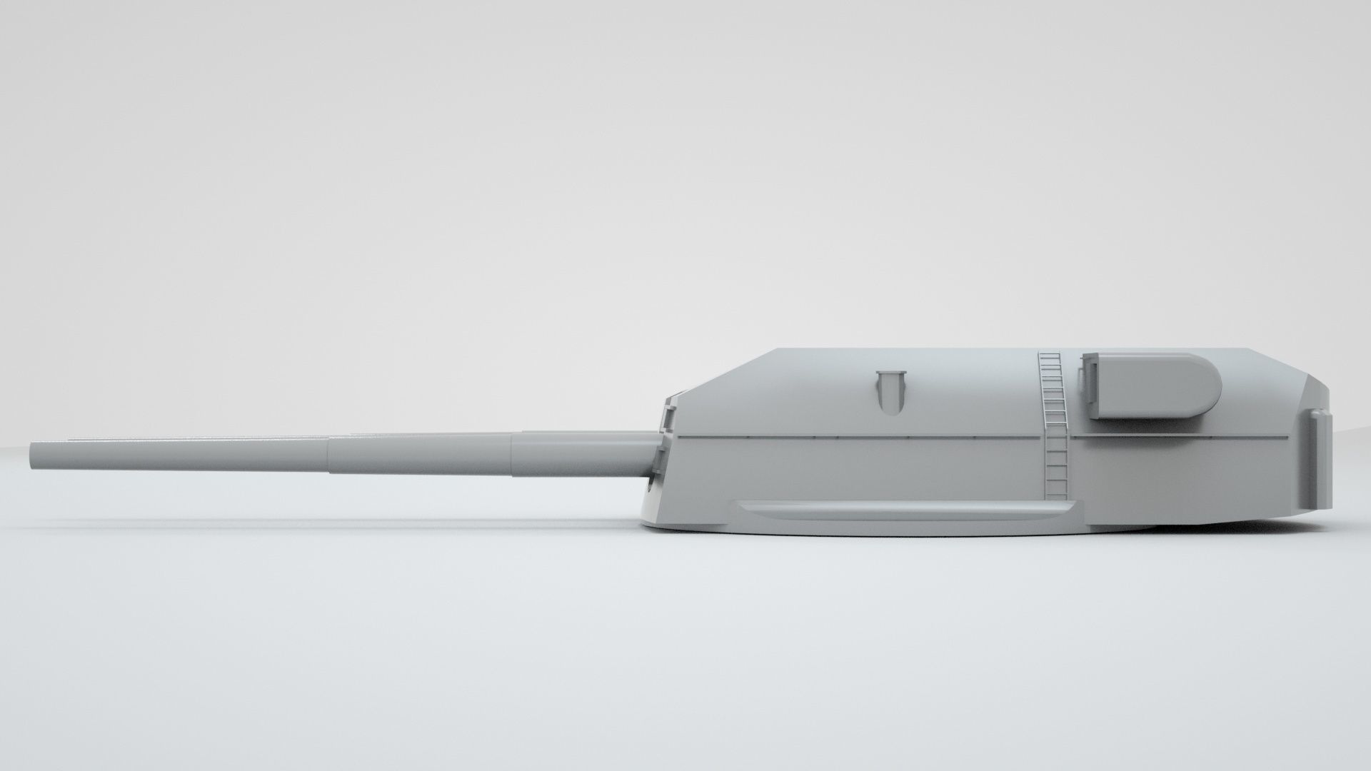 38cm 380mm SK C - 34 Bismarck Naval Gun 3D model_10