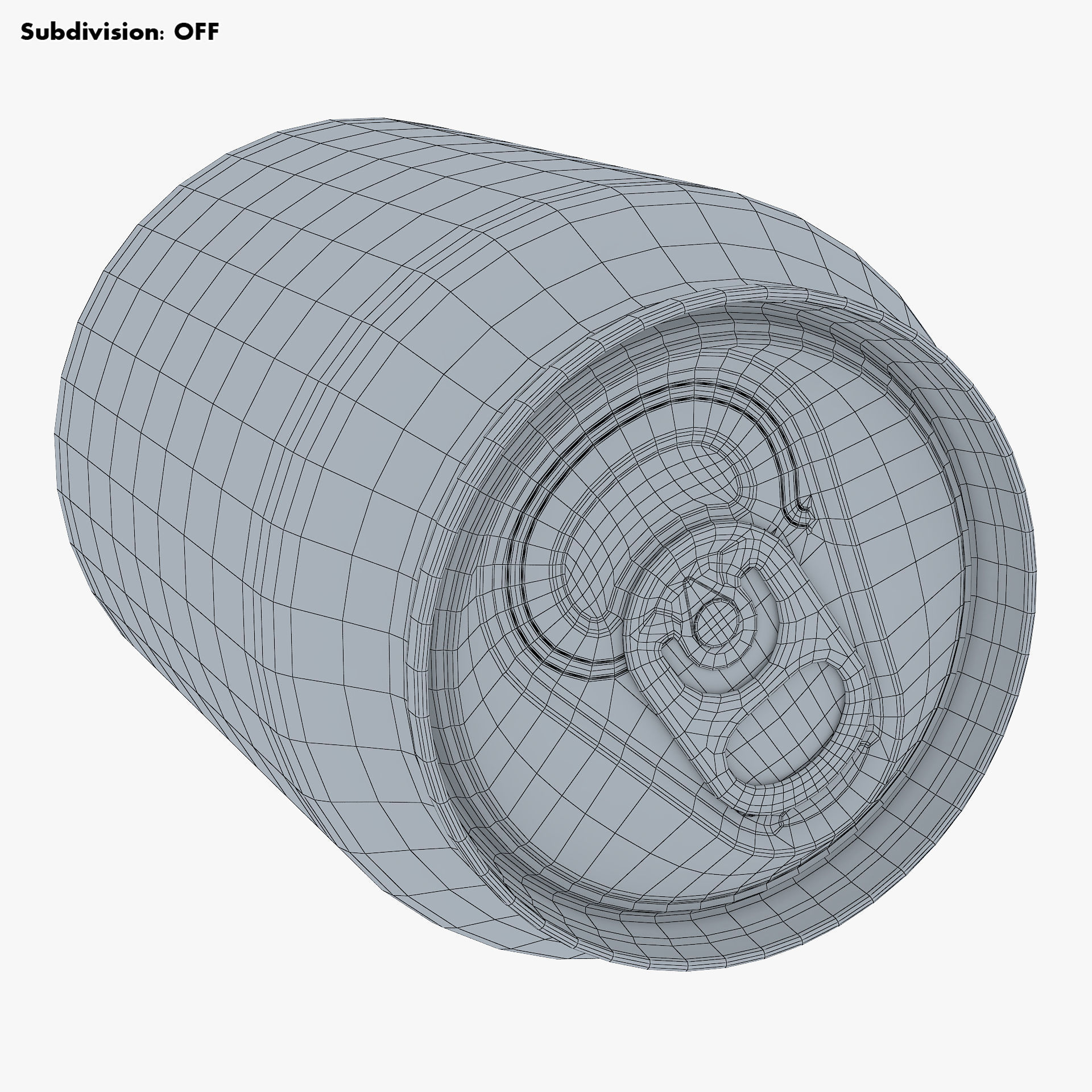 Aluminum Stubby Can 250ml v 2 3D model_24