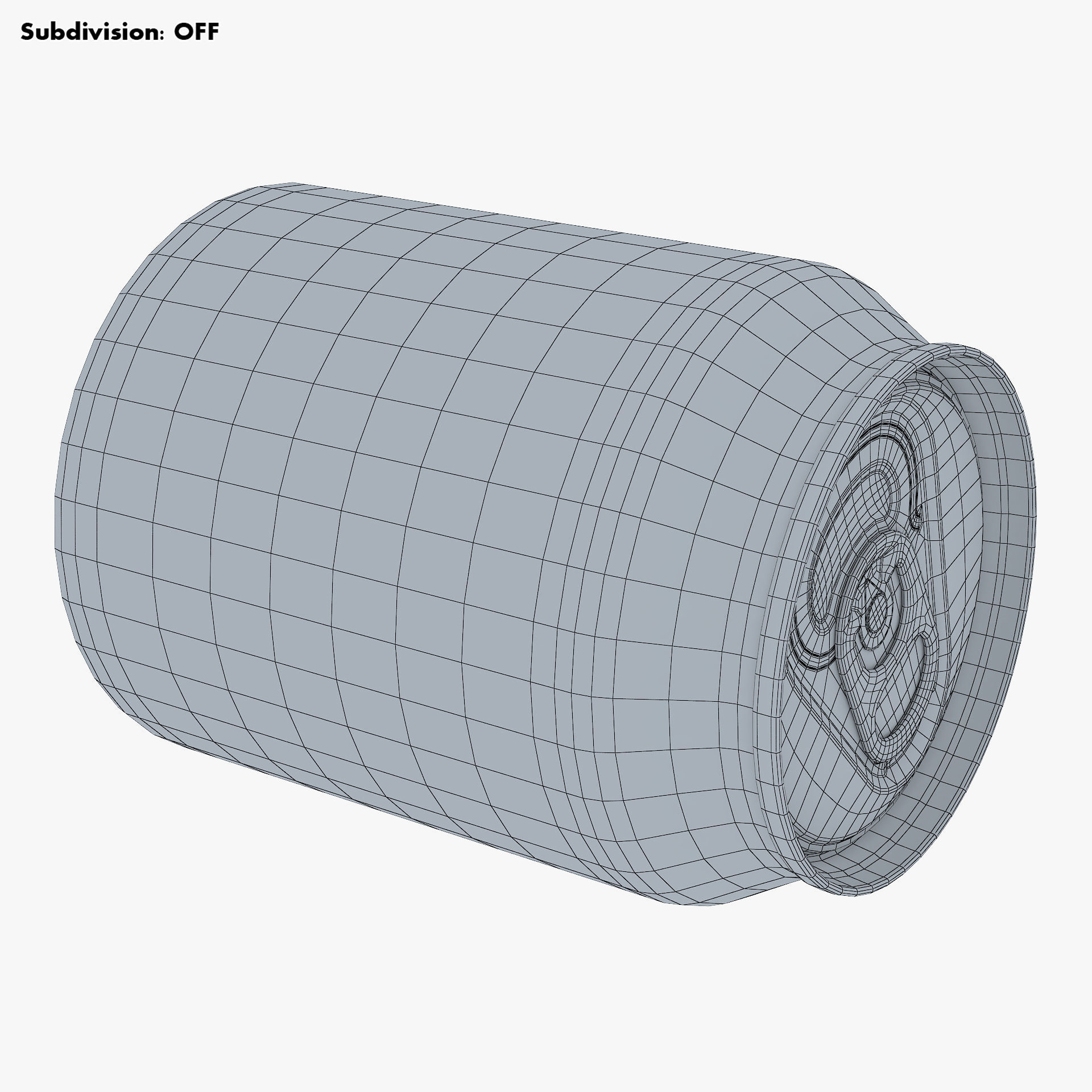 Aluminum Stubby Can 250ml v 2 3D model_18