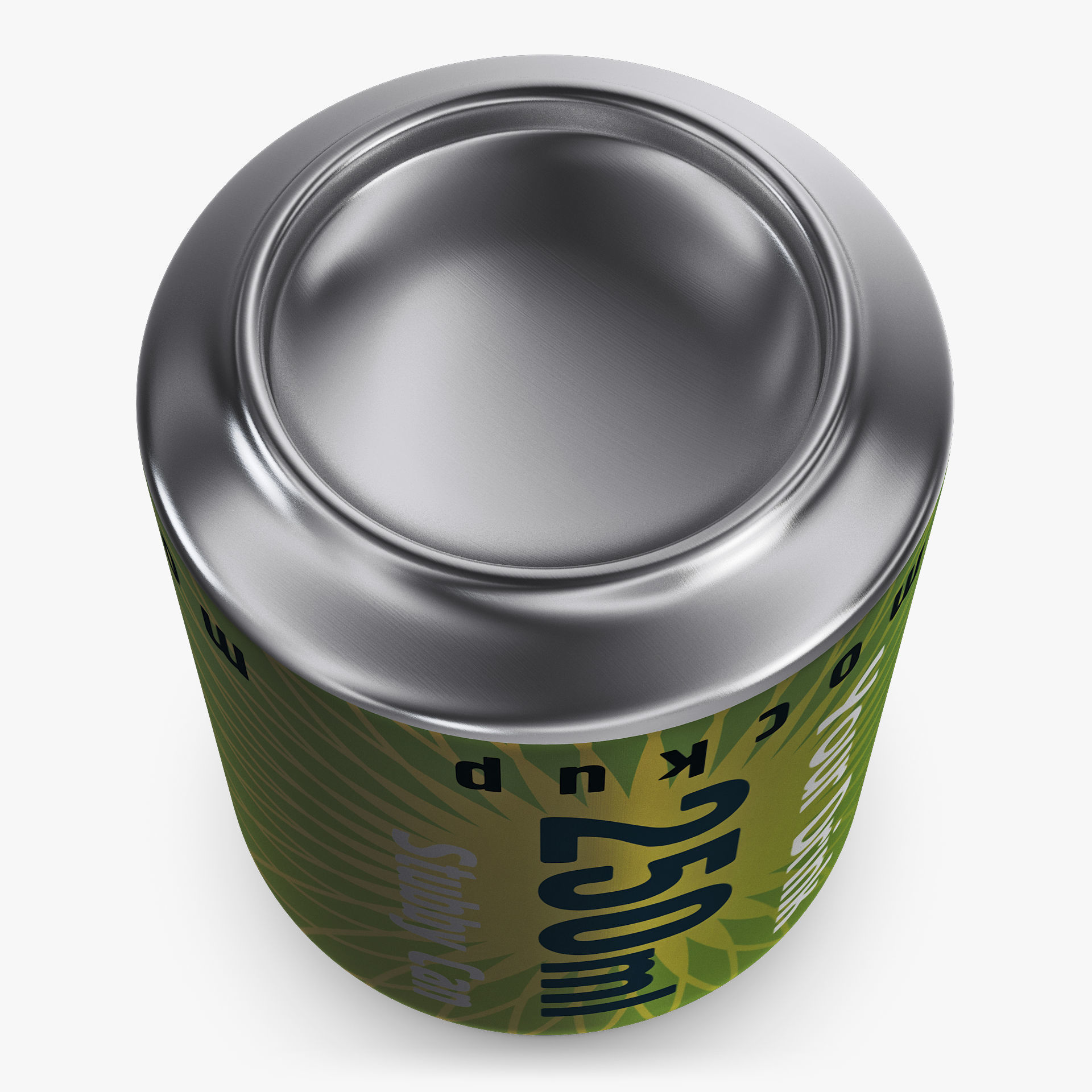 Aluminum Stubby Can 250ml v 2 3D model_3