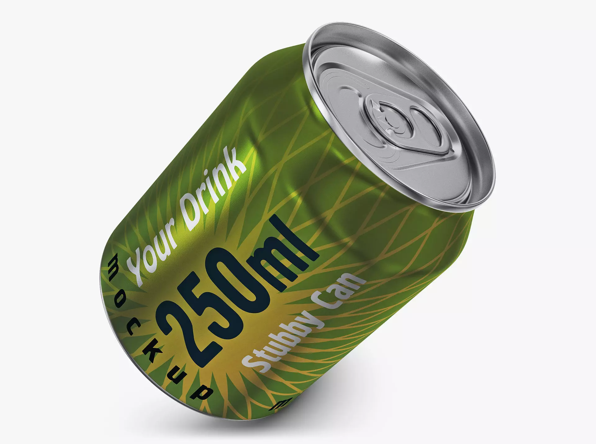 Aluminum Stubby Can 250ml v 2 3D model_0