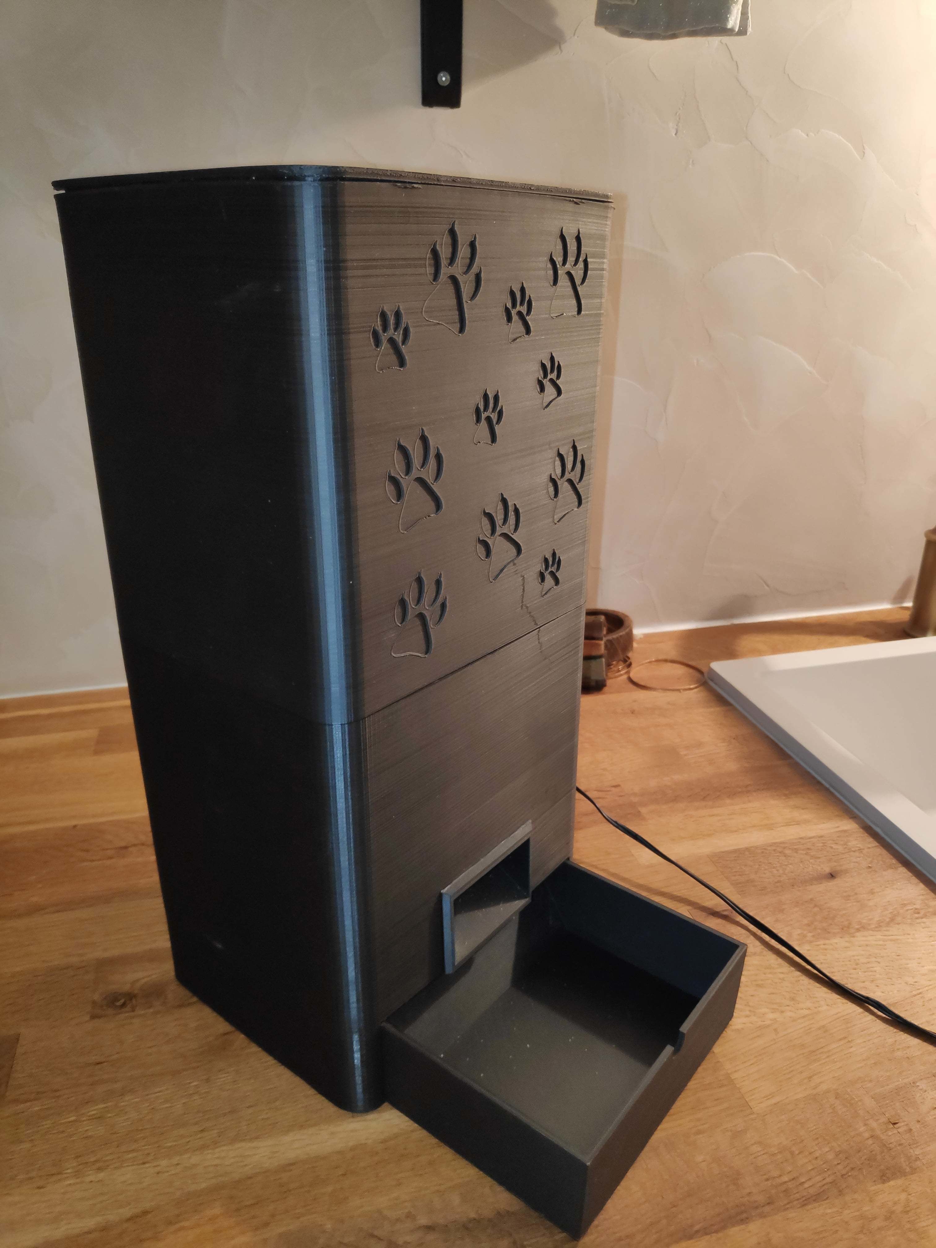 DISTRIBUTEUR DE CROQUETTES POUR CHATS - KIBBLE DISPENSER FOR CAT 3D print model_14
