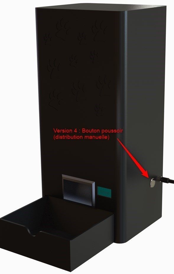 DISTRIBUTEUR DE CROQUETTES POUR CHATS - KIBBLE DISPENSER FOR CAT 3D print model_2
