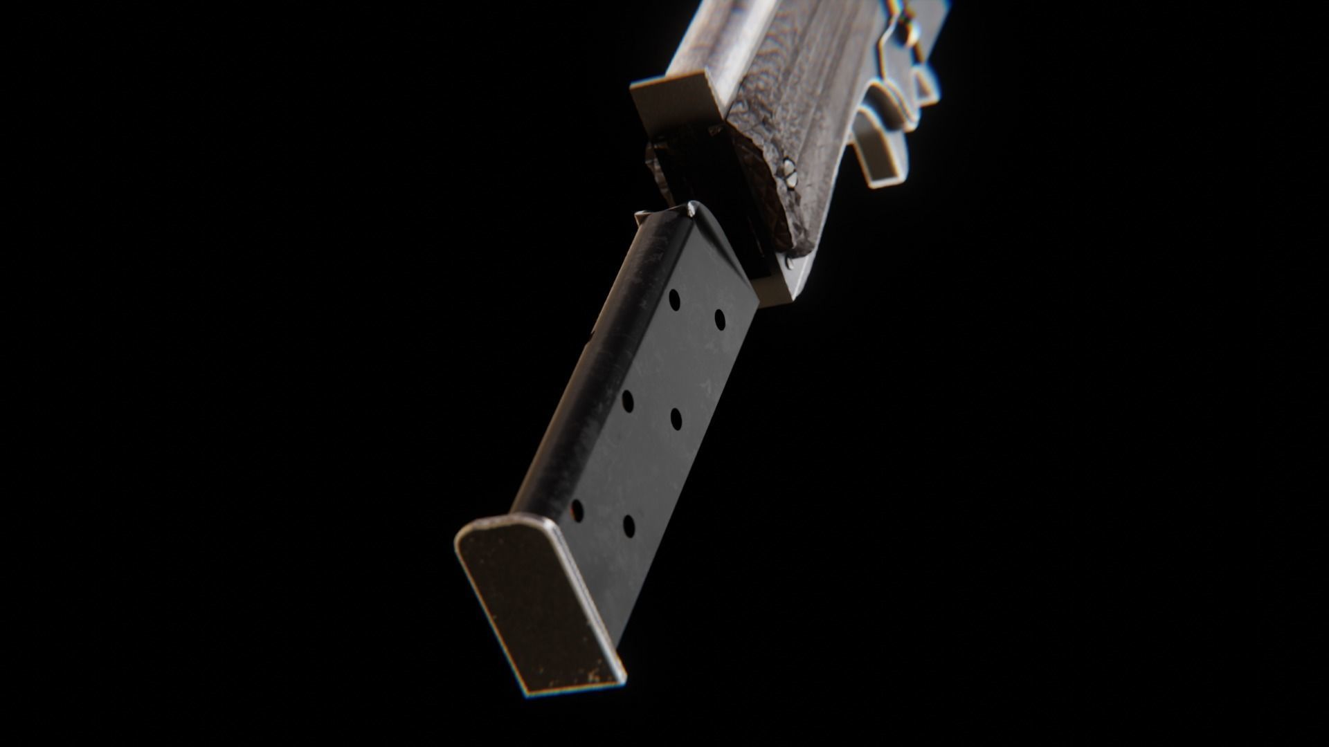 Colt 1911 3D model Low-poly 3D model_11